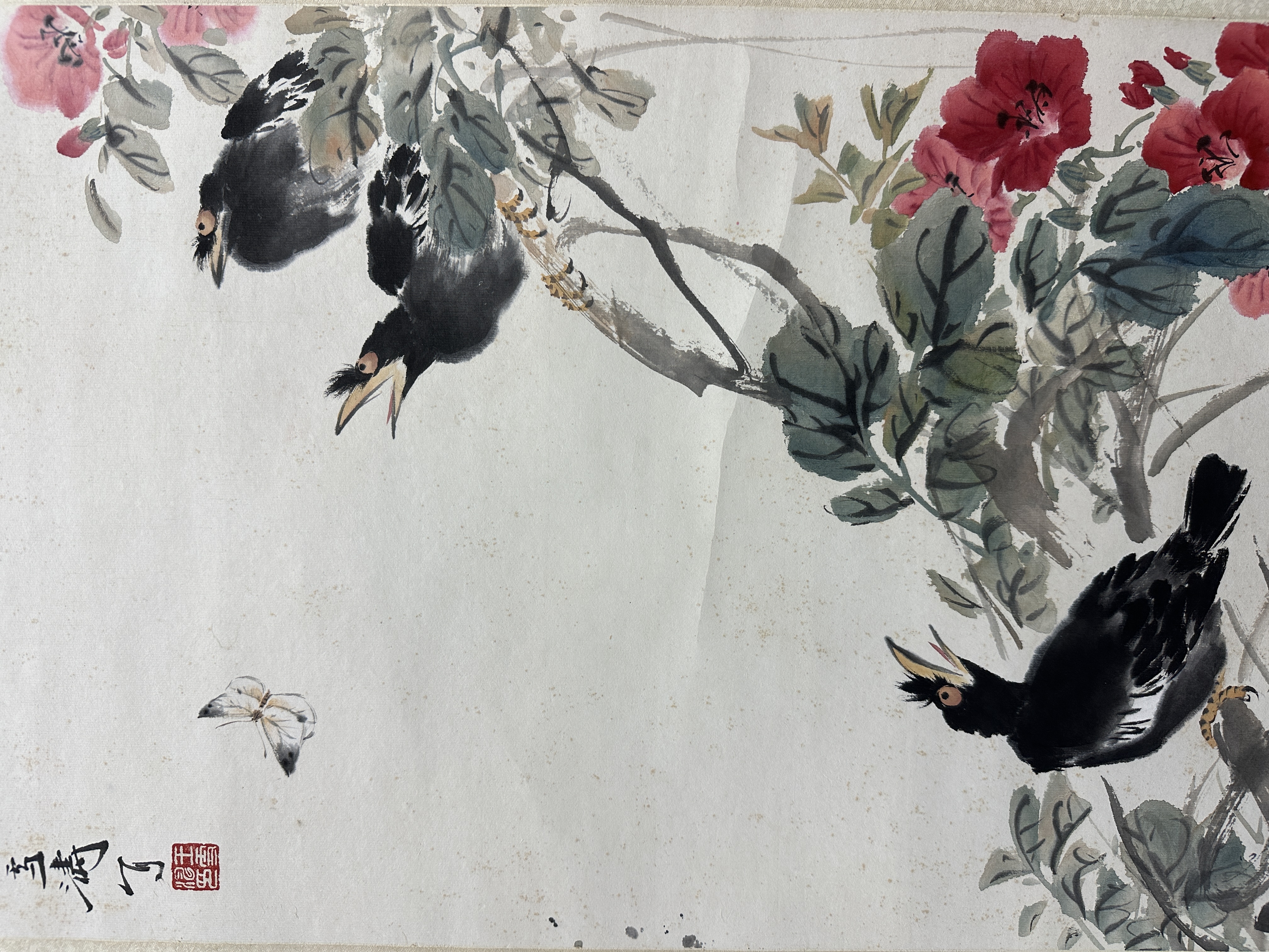 王雪涛（1903-1984）, 蝶舞花间| Christie's