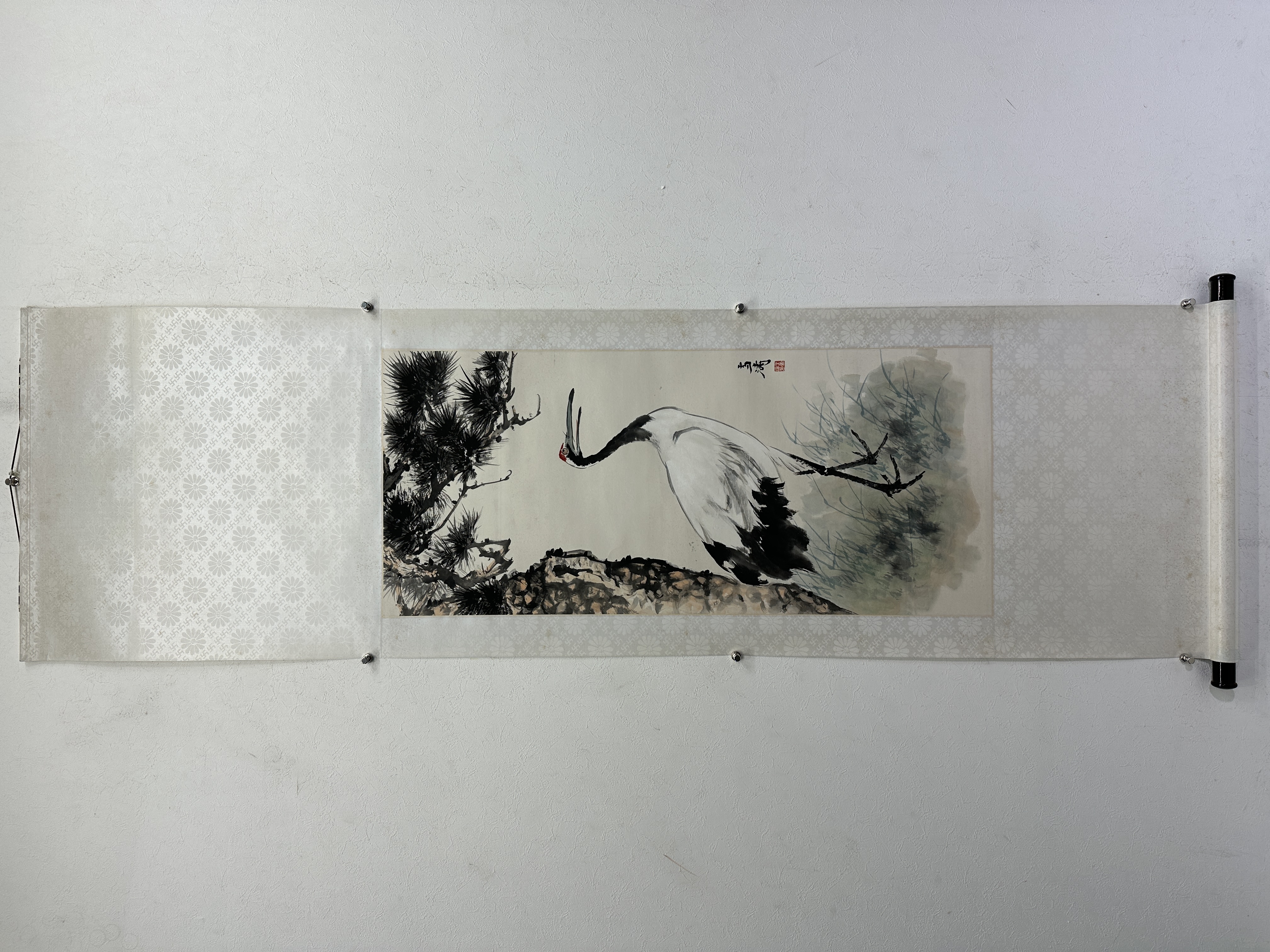 貨幣博物館| 松鶴款識：雪濤。 鈐印：「王雪濤印」 註：王雪濤，原名庭
