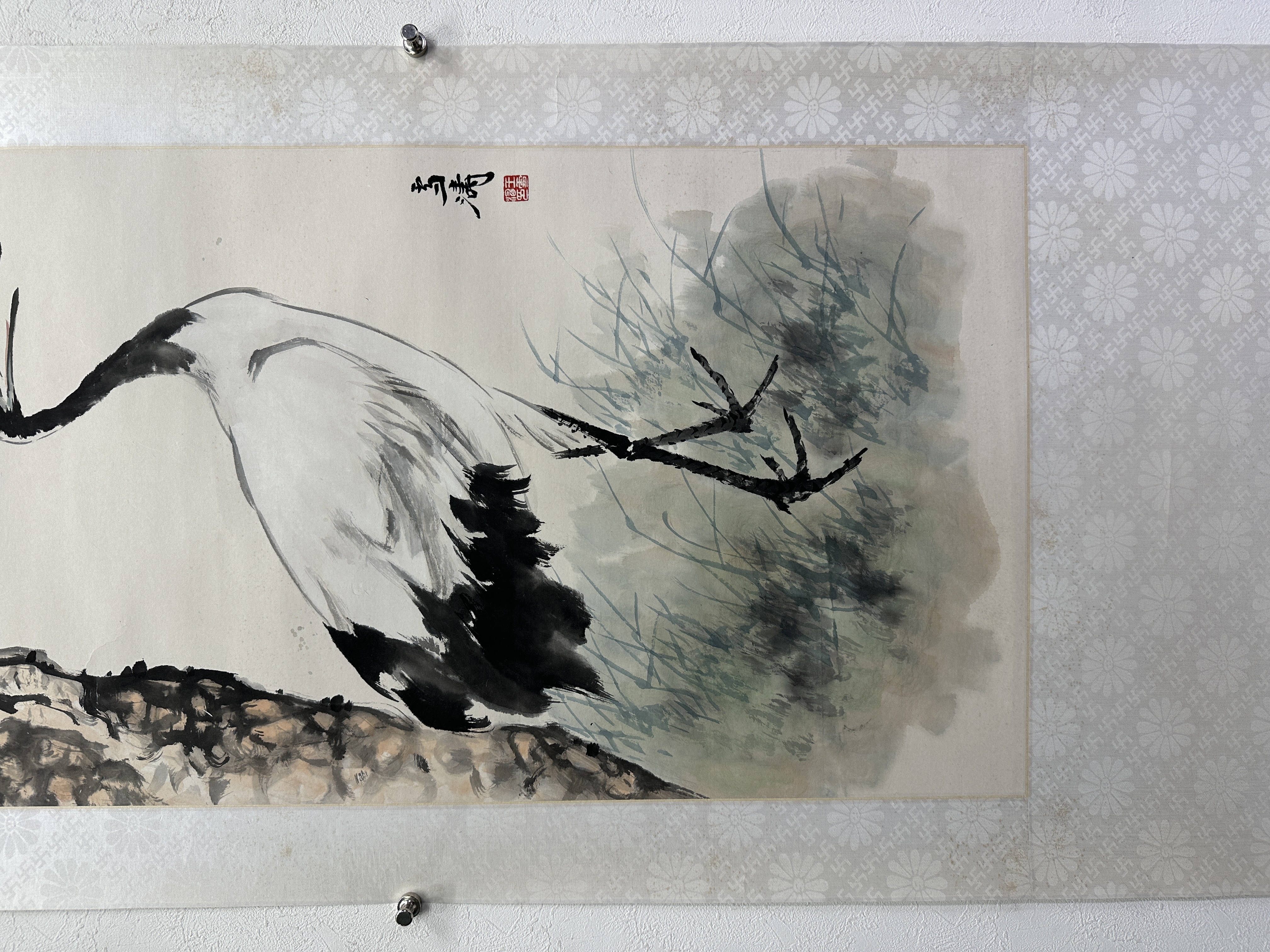 貨幣博物館| 松鶴款識：雪濤。 鈐印：「王雪濤印」 註：王雪濤，原名庭