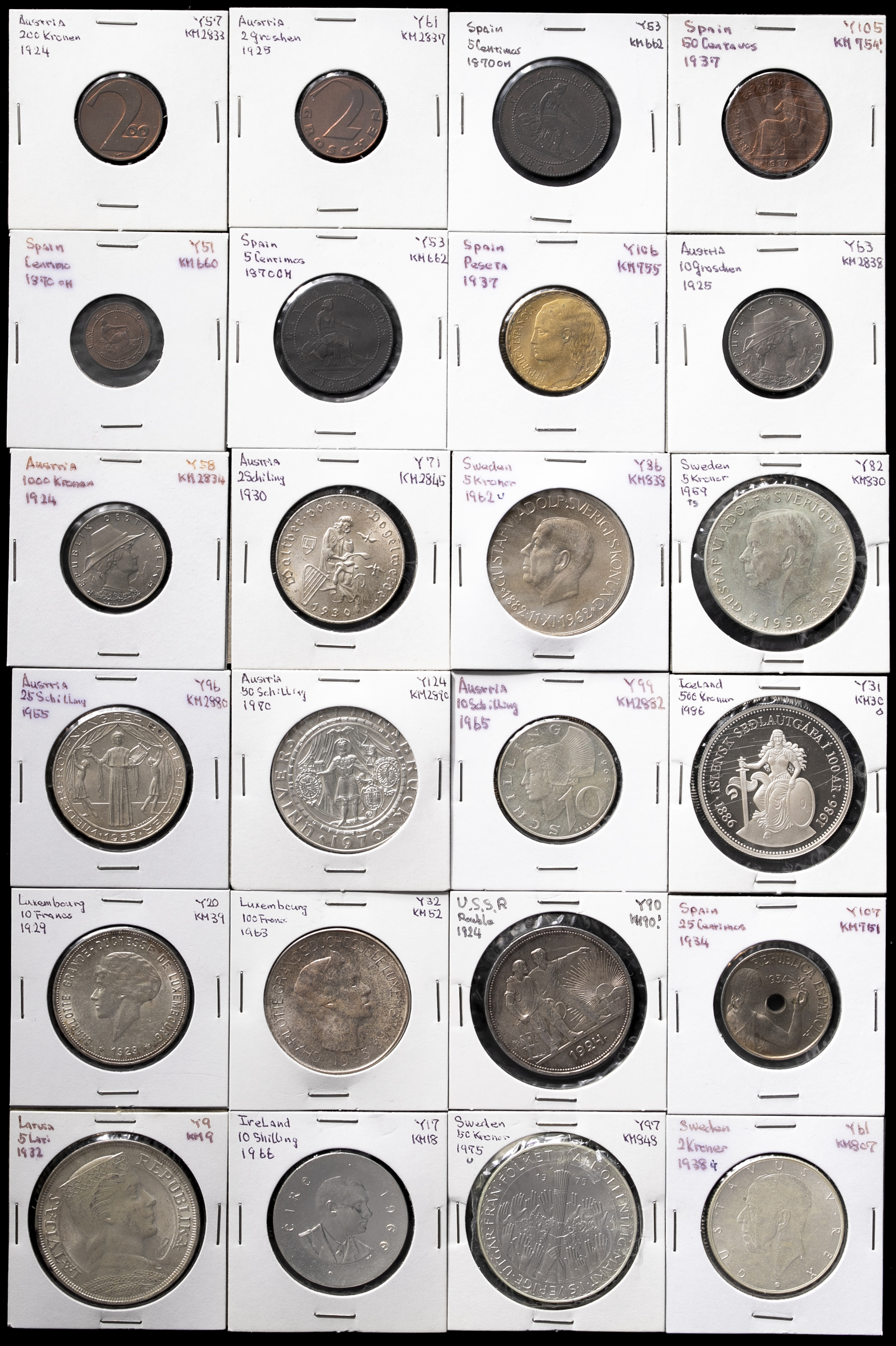 旧貨幣　ヨーロッパ　1.6キログラム 貨幣博物館 | Lot of European Coins ヨーロッパのコイン Lot of