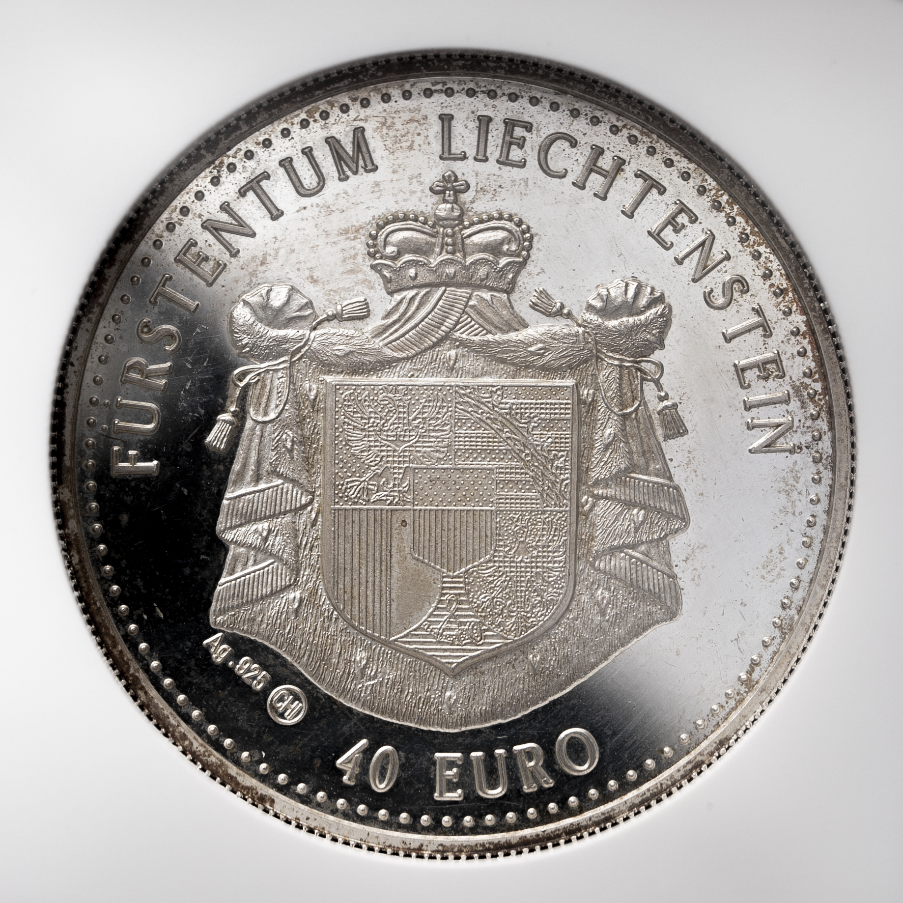 貨幣博物館 | LIECHTENSTEIN リヒテンシュタイン 40Euro 1998