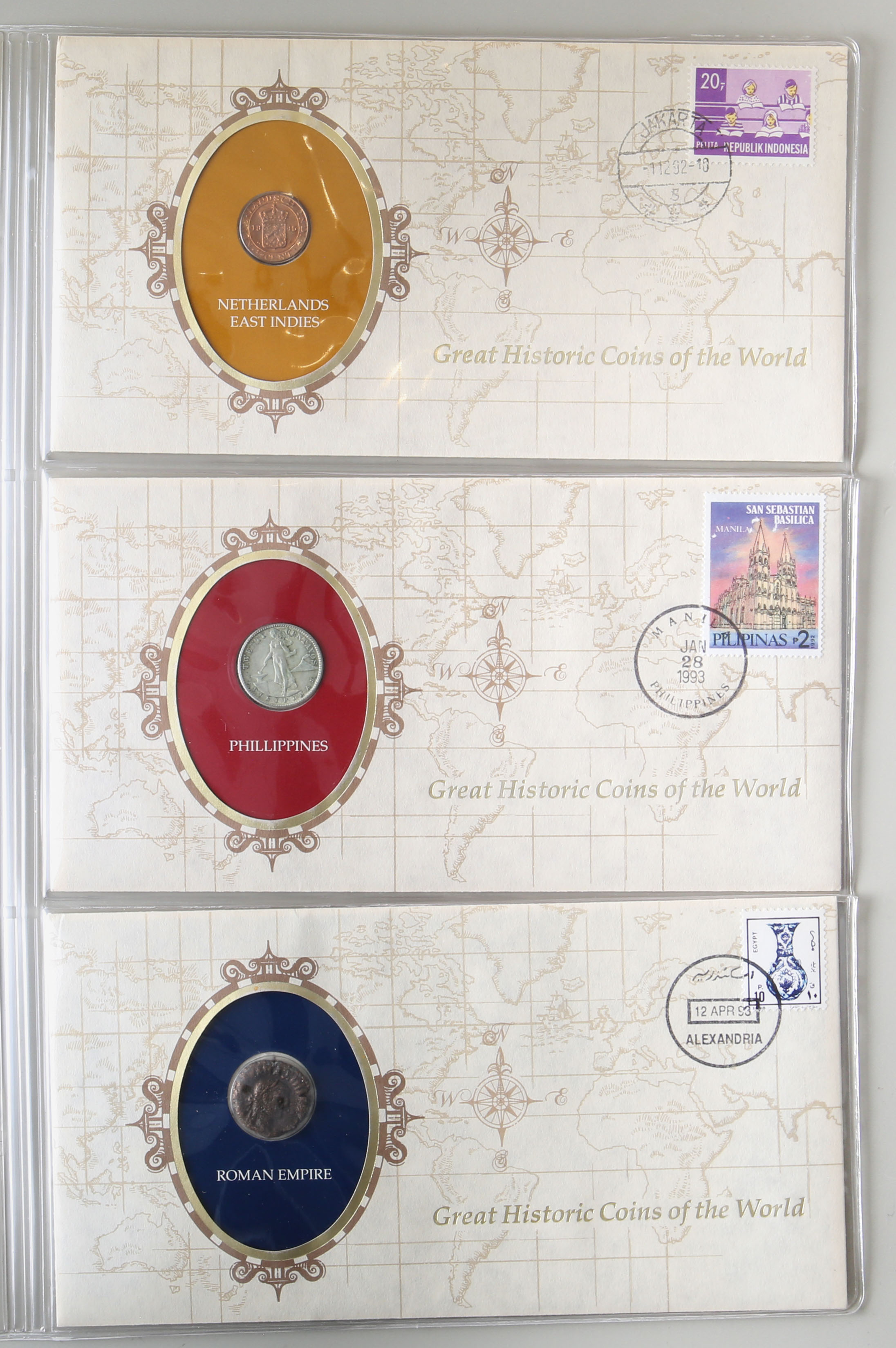 貨幣博物館 | フランクリンミント社製造 Great Historic Coins of the