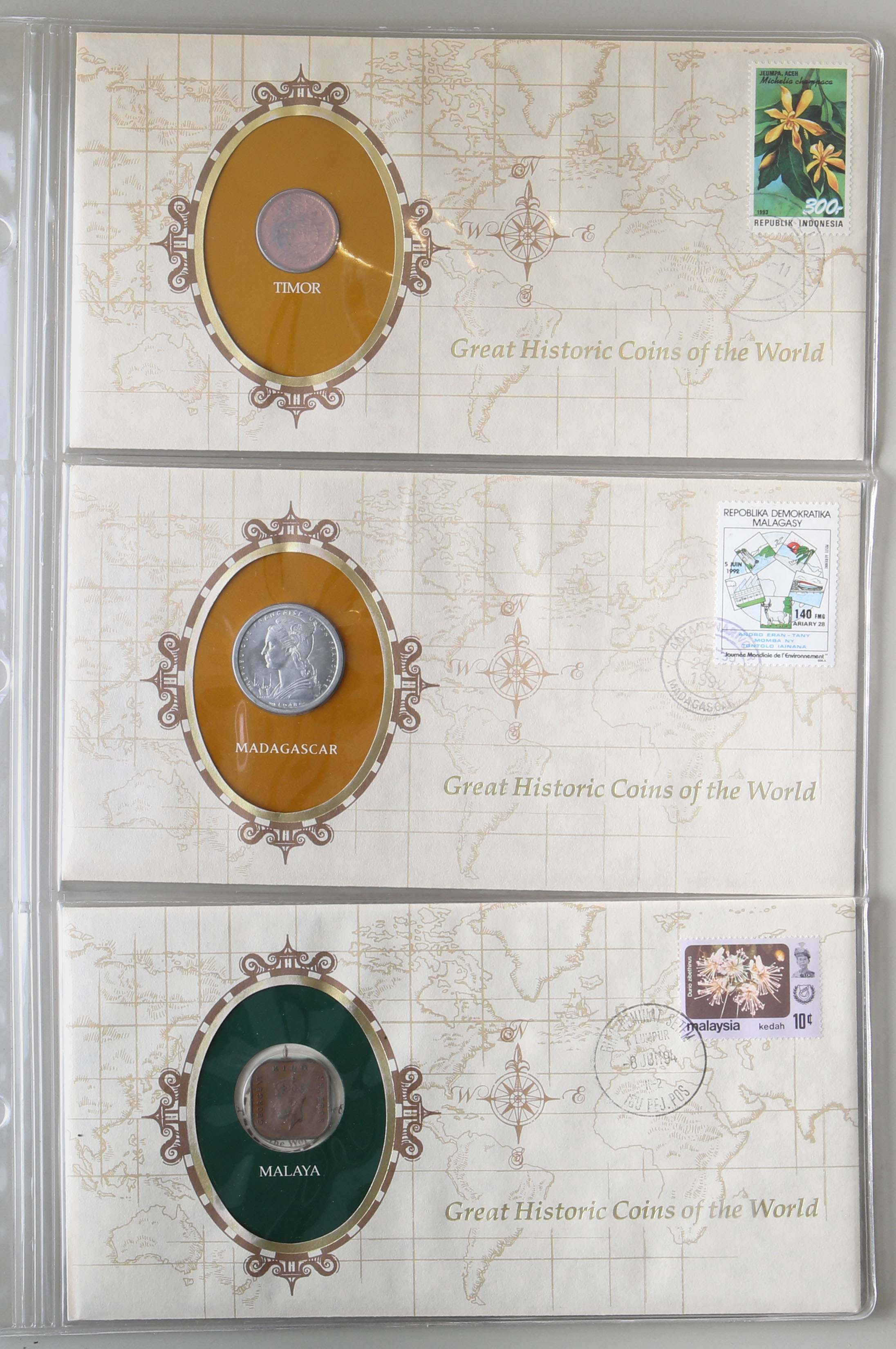 貨幣博物館 | フランクリンミント社製造 Great Historic Coins of the