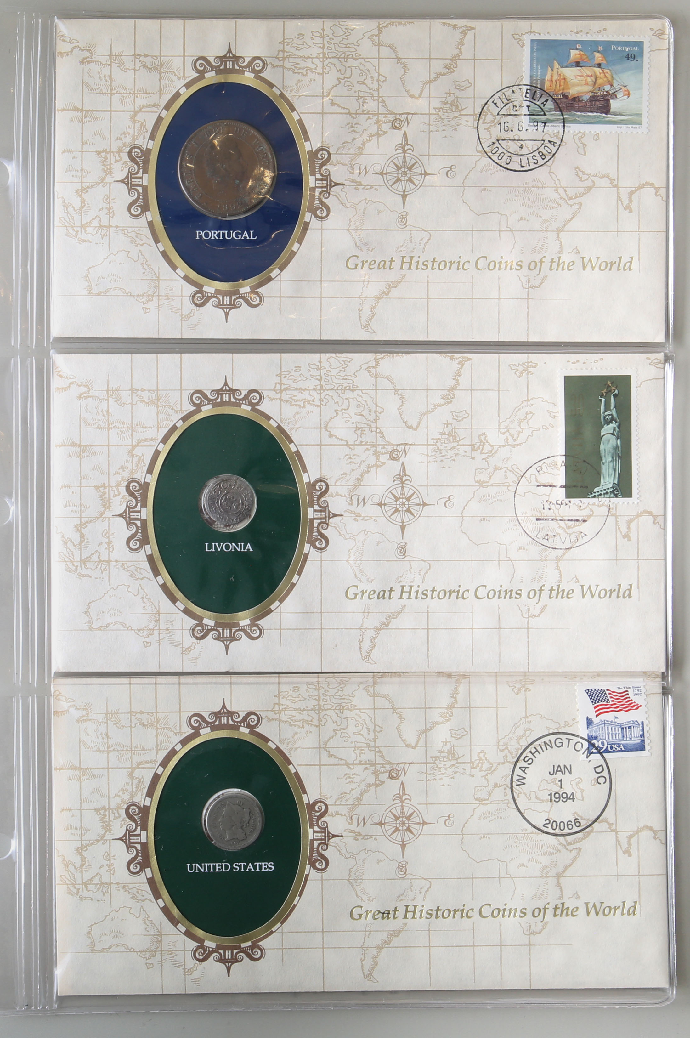 貨幣博物館 | フランクリンミント社製造 Great Historic Coins of the