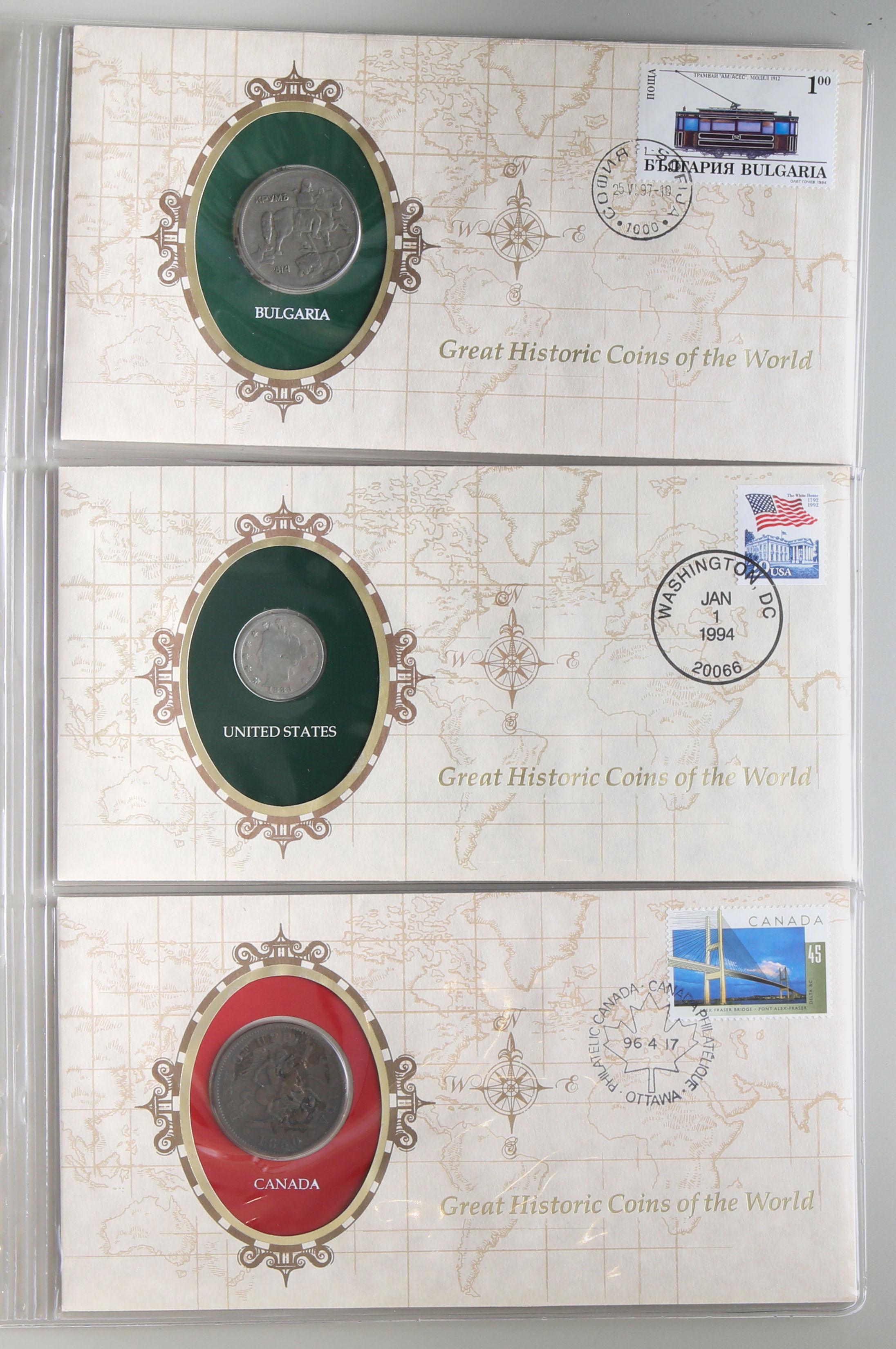 貨幣博物館 | フランクリンミント社製造 Great Historic Coins of the
