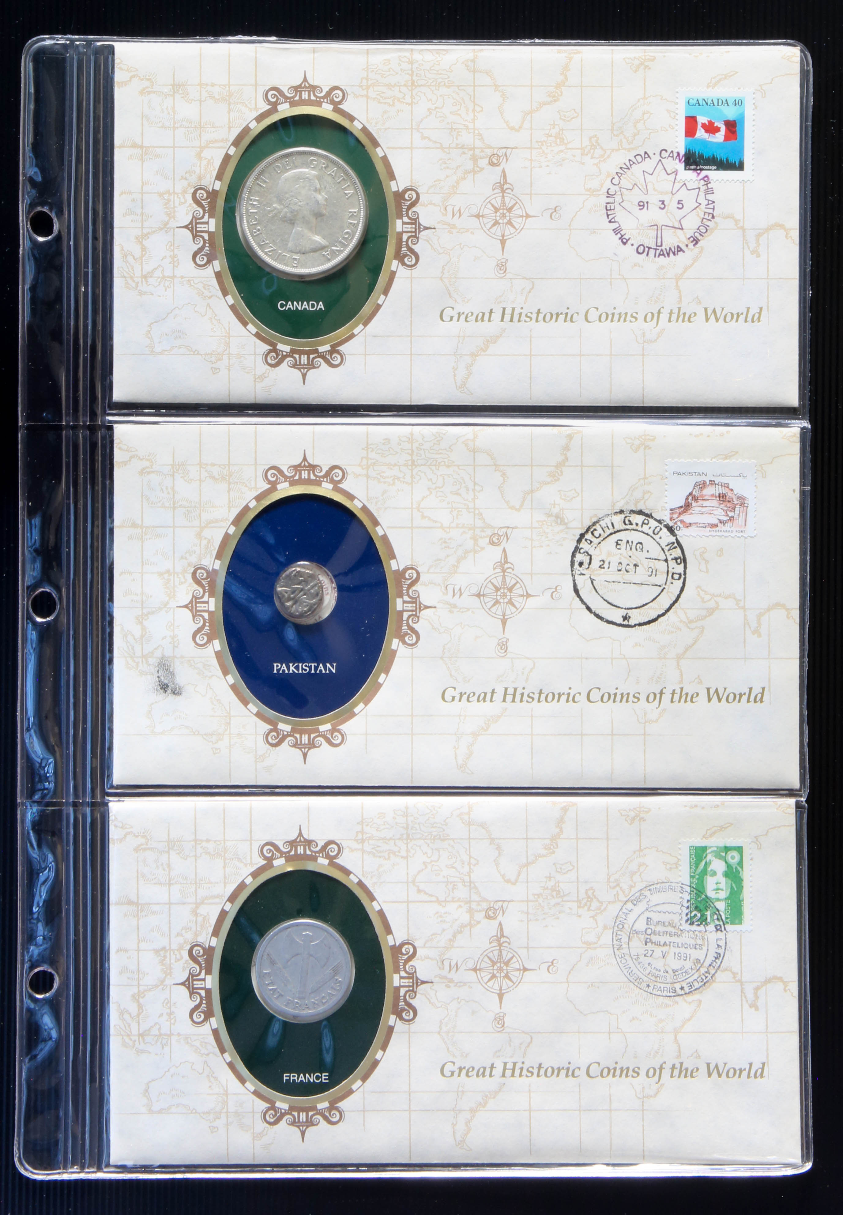 貨幣博物館 | フランクリンミント社製造 Great Historic Coins of the World 世界のコイン 国内送料別途500円  返品不可 Sold as is No returns