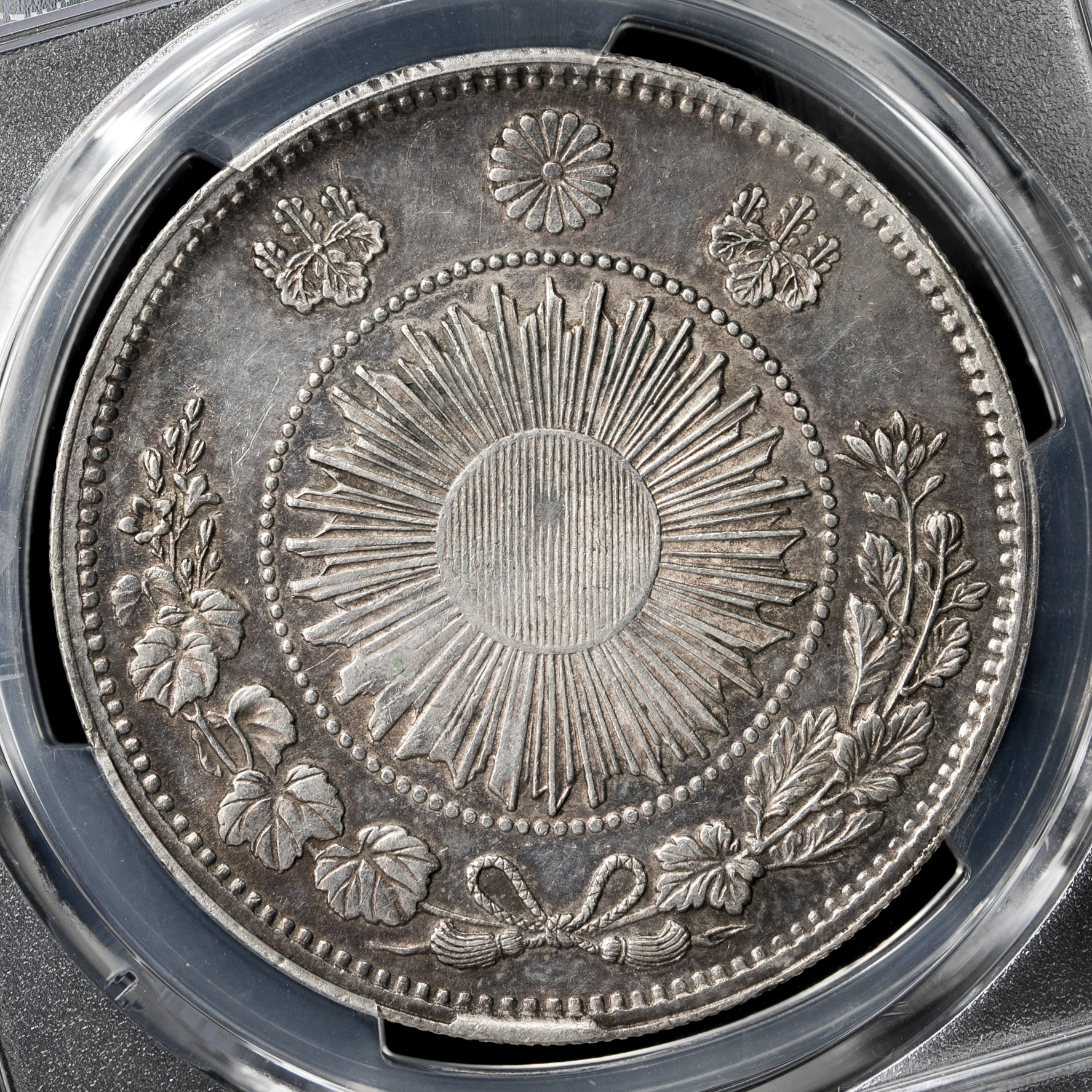 オークション,旧一圓銀貨 Old type 1Yen 明治3年（1870） 普通圓