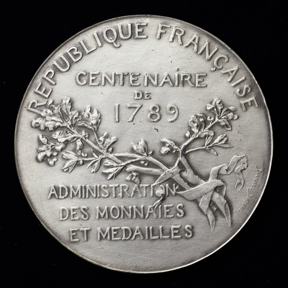 オークション,1878年1889年 パリ万国博覧会 大型銀メダル Restrike