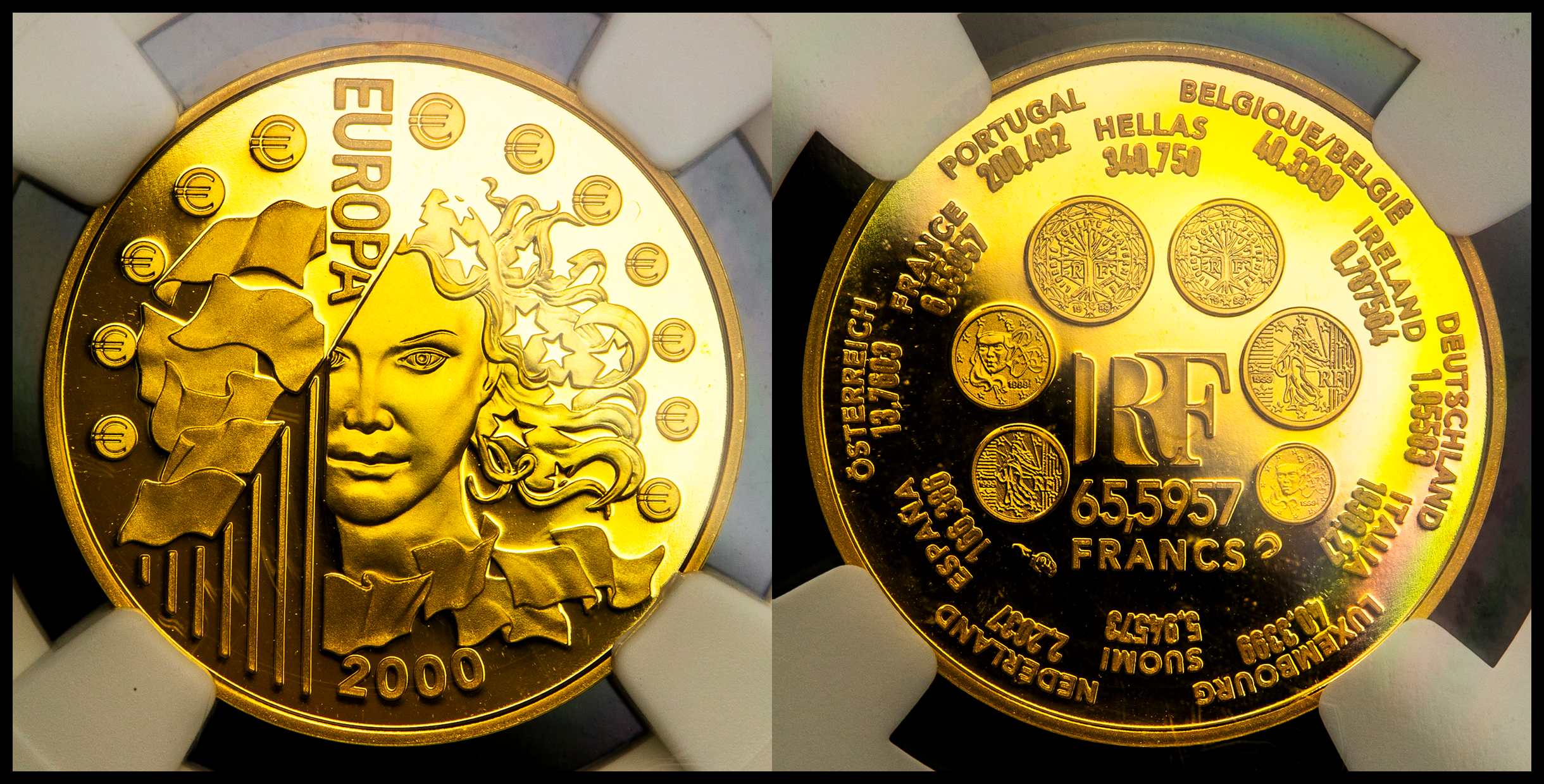 貨幣博物館 | FRANCE 5th Rep 第五共和政（1958~） 65.5957Francs 2000