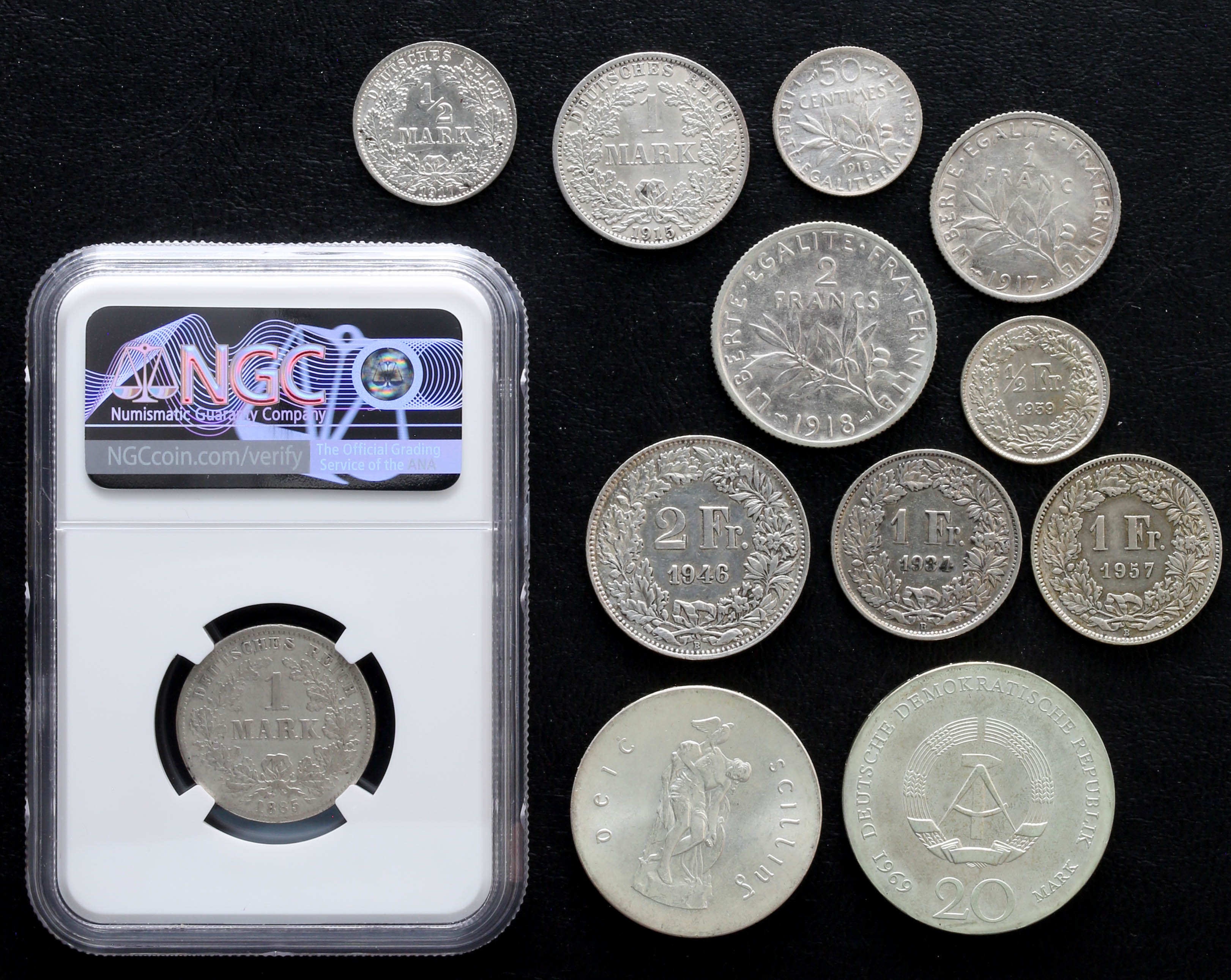 貨幣博物館 | Lot of World Coins 世界のコイン 銀貨12枚 返品不可 Sold as is No returns