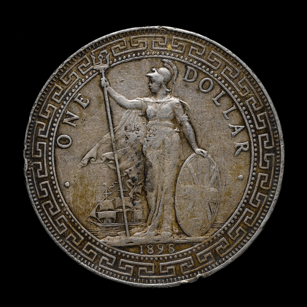 イギリス貿易銀 壹圓銀貨 1898年銘貿易銀 - コレクション