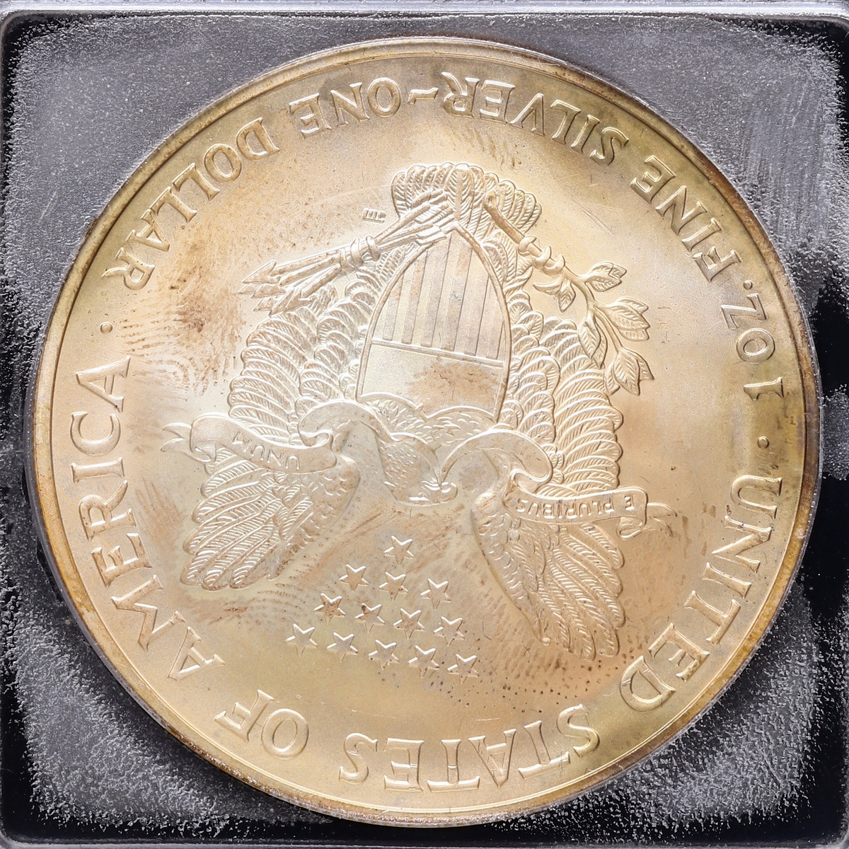 auction,2003シルバーイーグル米国塗装ドルホログラムレア1オンス純銀 ...