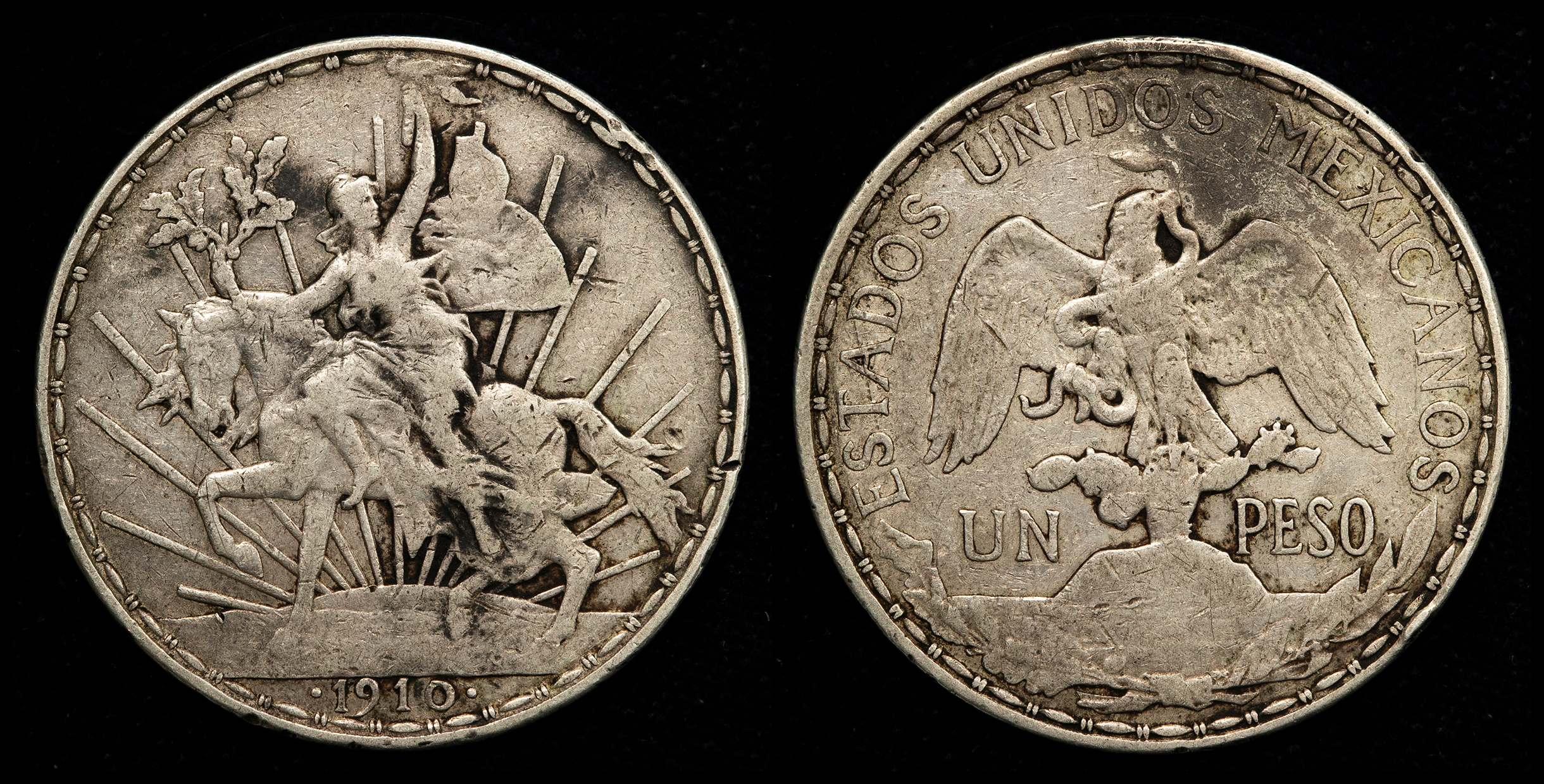 貨幣博物館 | MEXICO メキシコ Peso 1910 F+