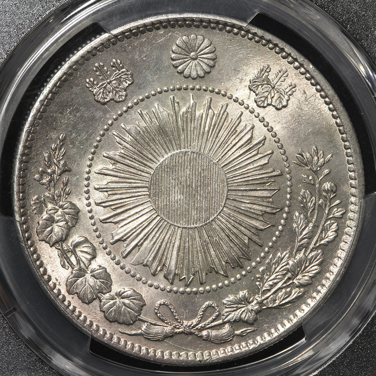 明治3年　一圓 オークション,PCGS-AU58 日本 旧一圓銀貨 Old type 1Yen 明治3年