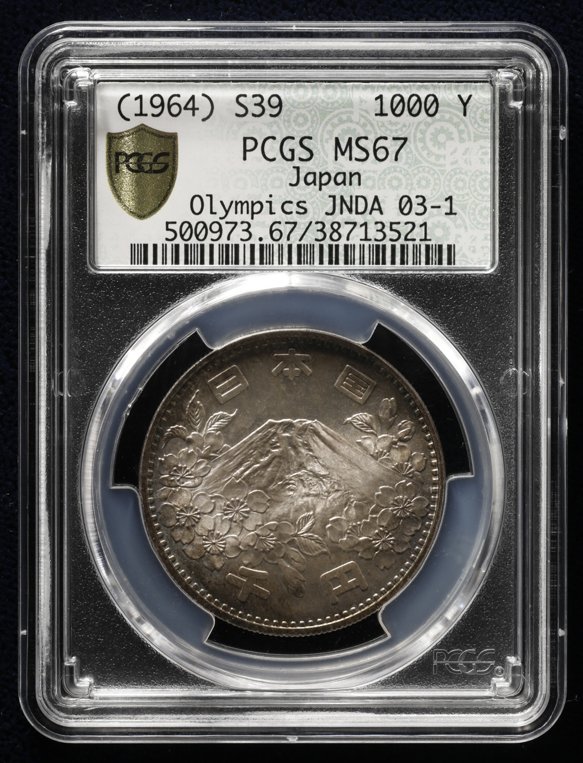 オークション,PCGS-MS67 日本 東京オリンピック記念千円銀貨 Tokyo ...