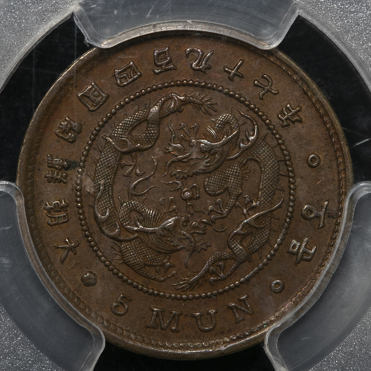 5文銅貨　大朝鮮開国497年　五文　希少 在外貨幣 朝鮮 5文銅貨 五文 5MUN 巴 大朝鮮 開国497