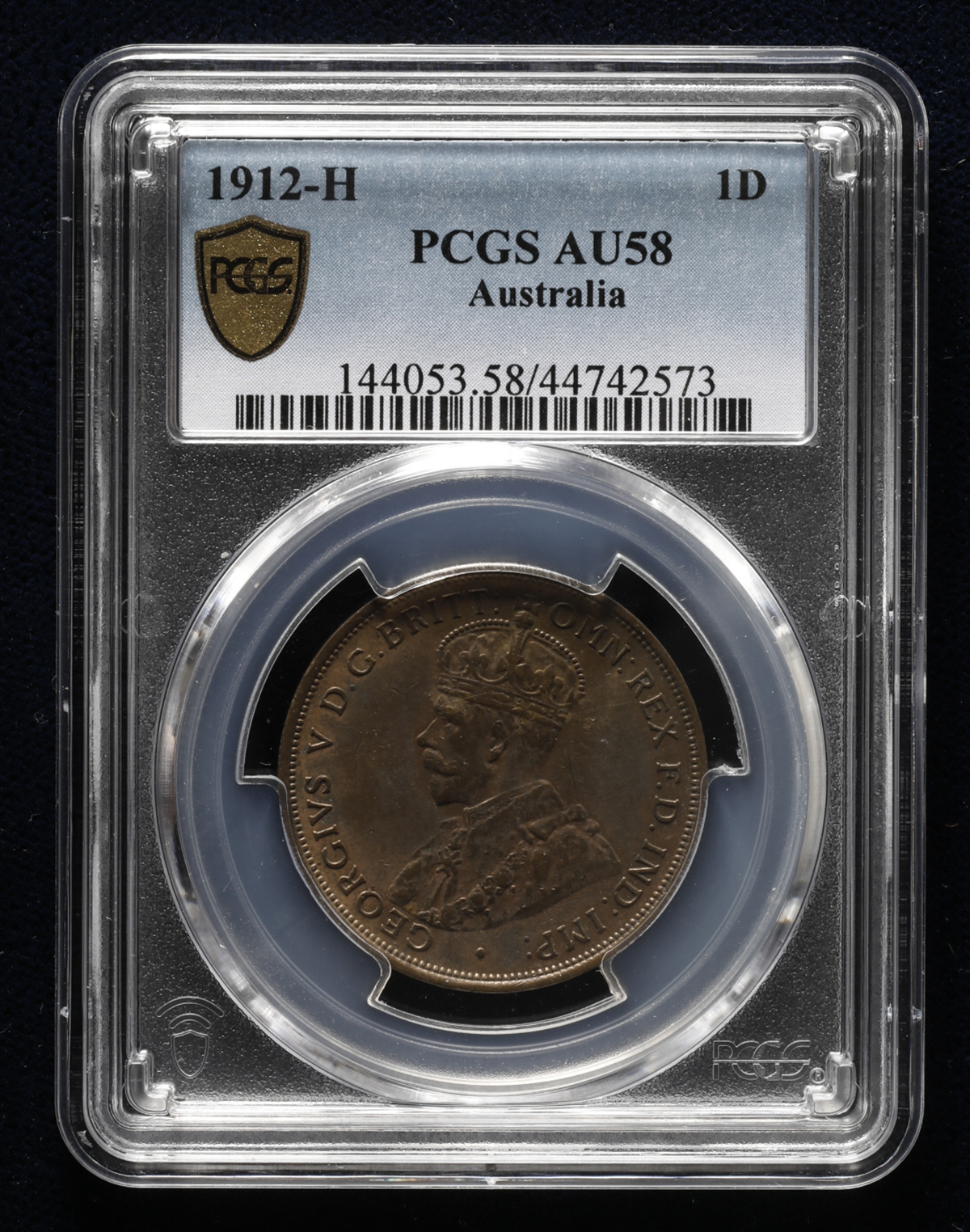 貨幣博物館 | AUSTRALIA オーストラリア Penny 1912H EF+