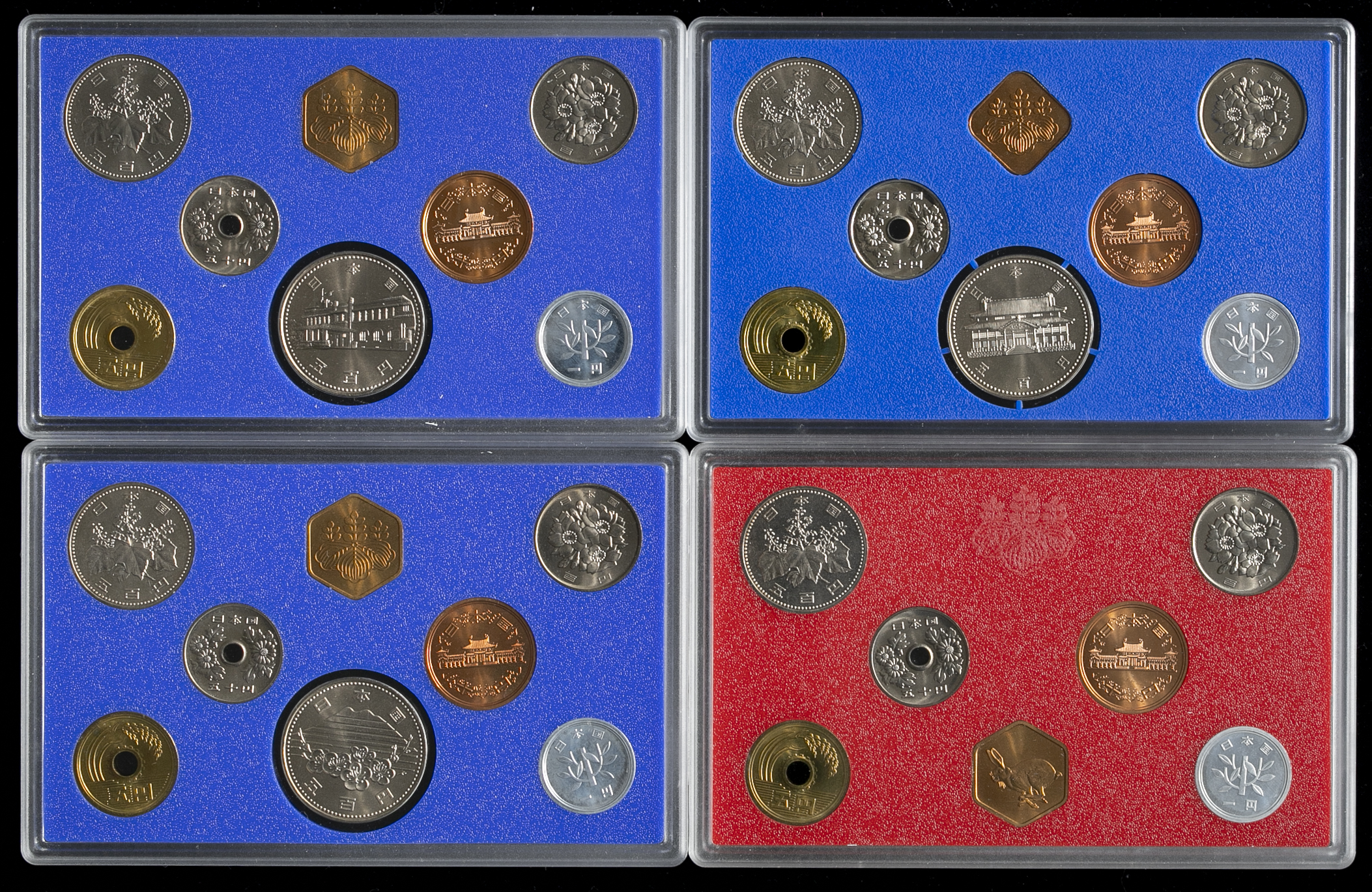 貨幣博物館 | 日本 ミントセット各種 Lot of Mint Set UNC