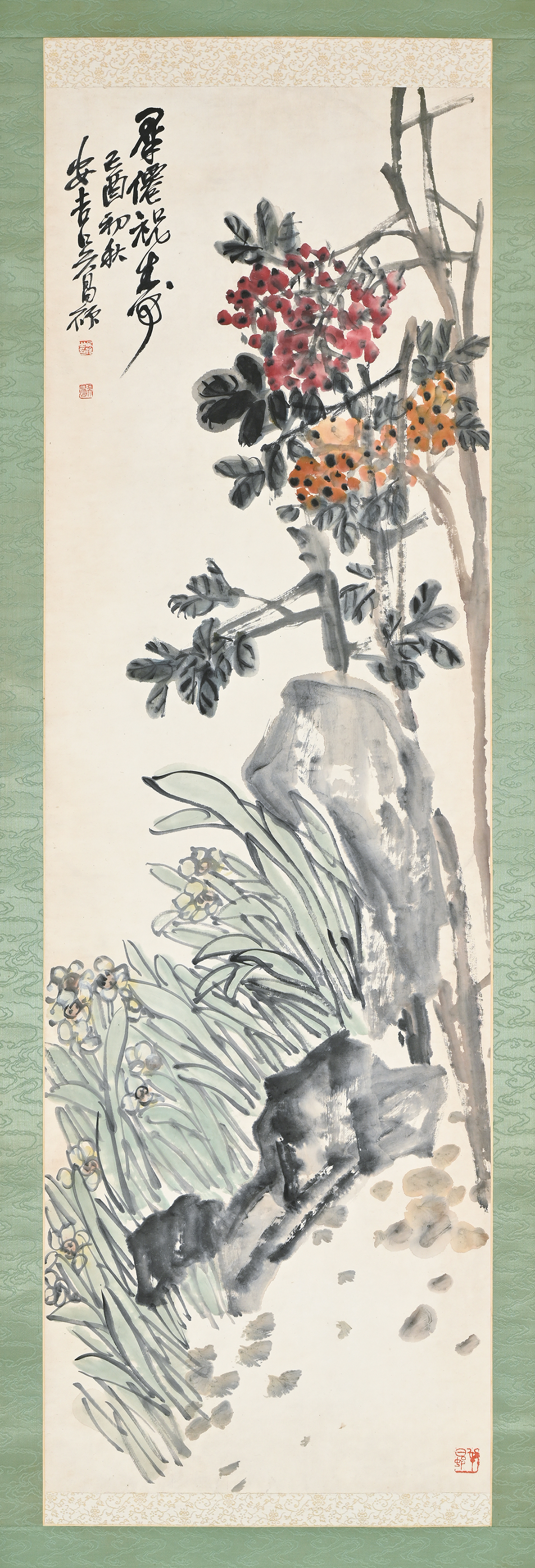 吳昌碩 祝壽圖