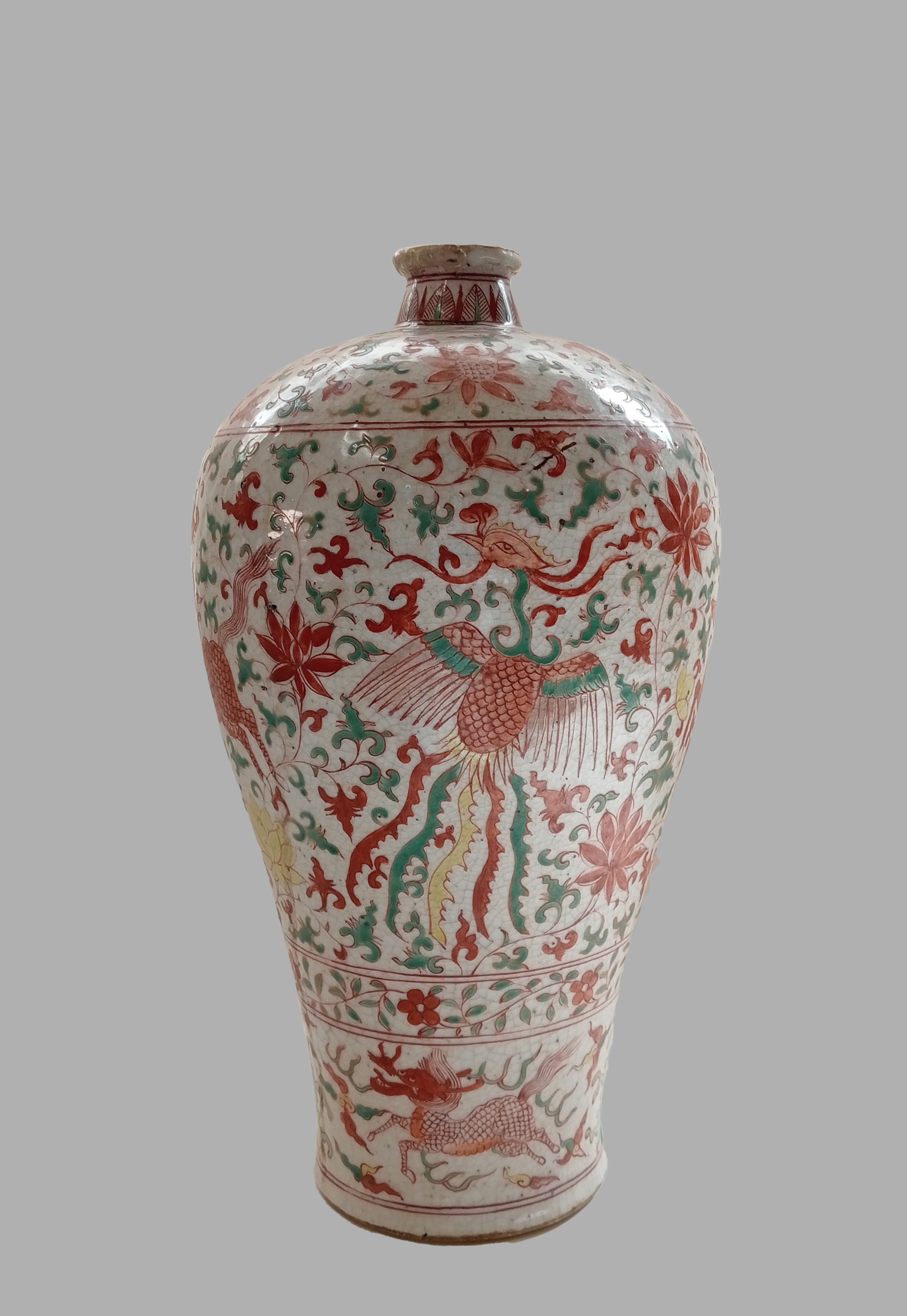 廣州窯　花瓶 錫 花瓶 花瓶 桜島 黒漆加工 [No.140]｜薩摩錫器工芸館