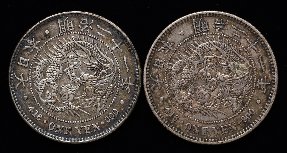 オークション,日本 （1888）Japan 1Yen 明治二十一年 一圓 円銀