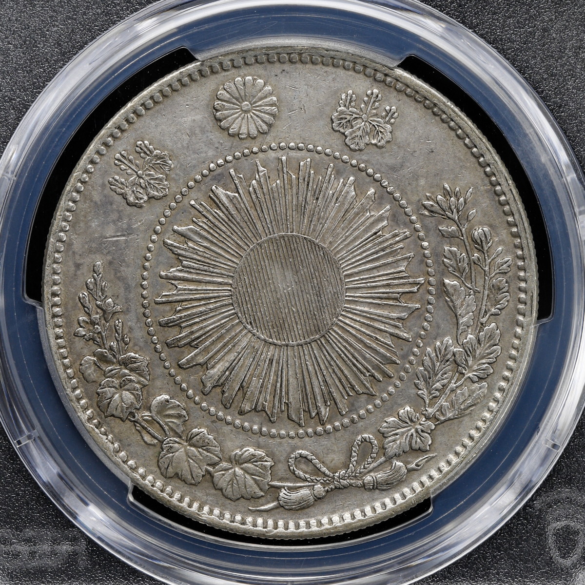旧1円銀貨 欠貝円 PCGS Cleaned AU Detail 一圓 古銭 貨幣
