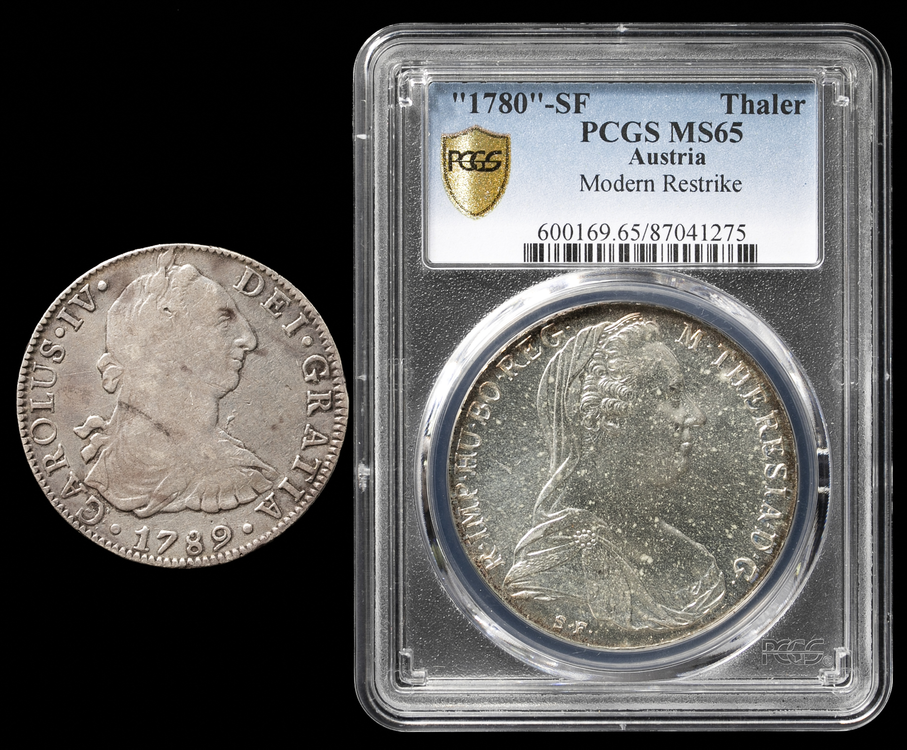 貨幣博物館 | AUSTRIA オーストリア Restrike Taler 1780,MEXICO 