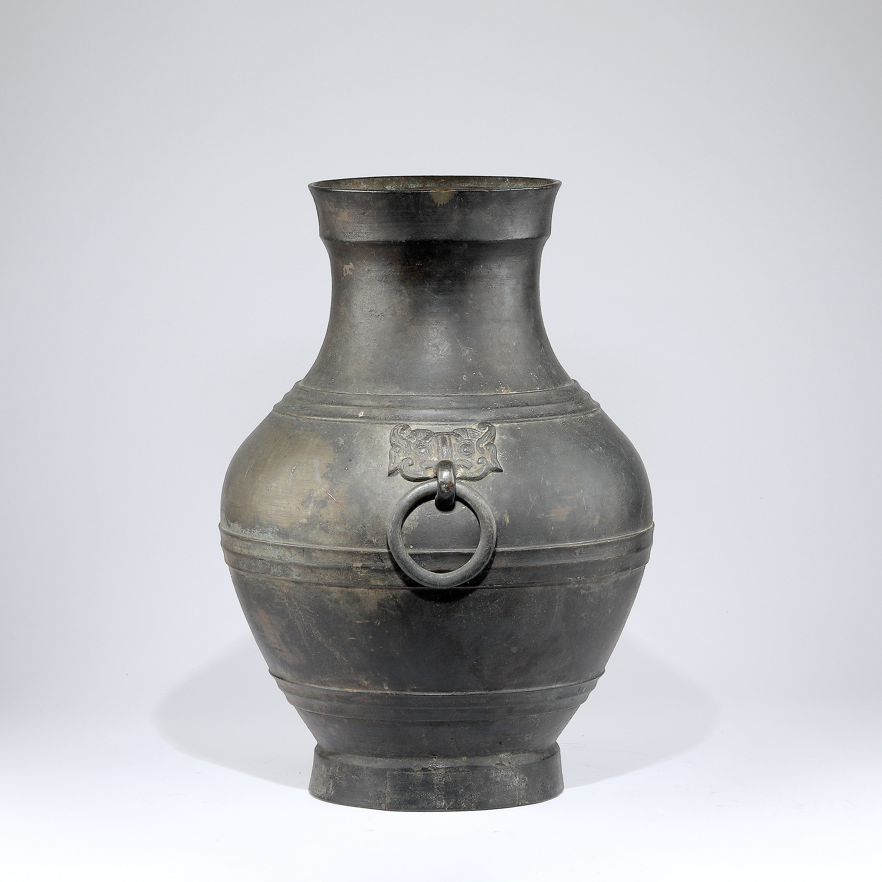 貨幣博物館 | 漢 古銅獸耳銜環壺