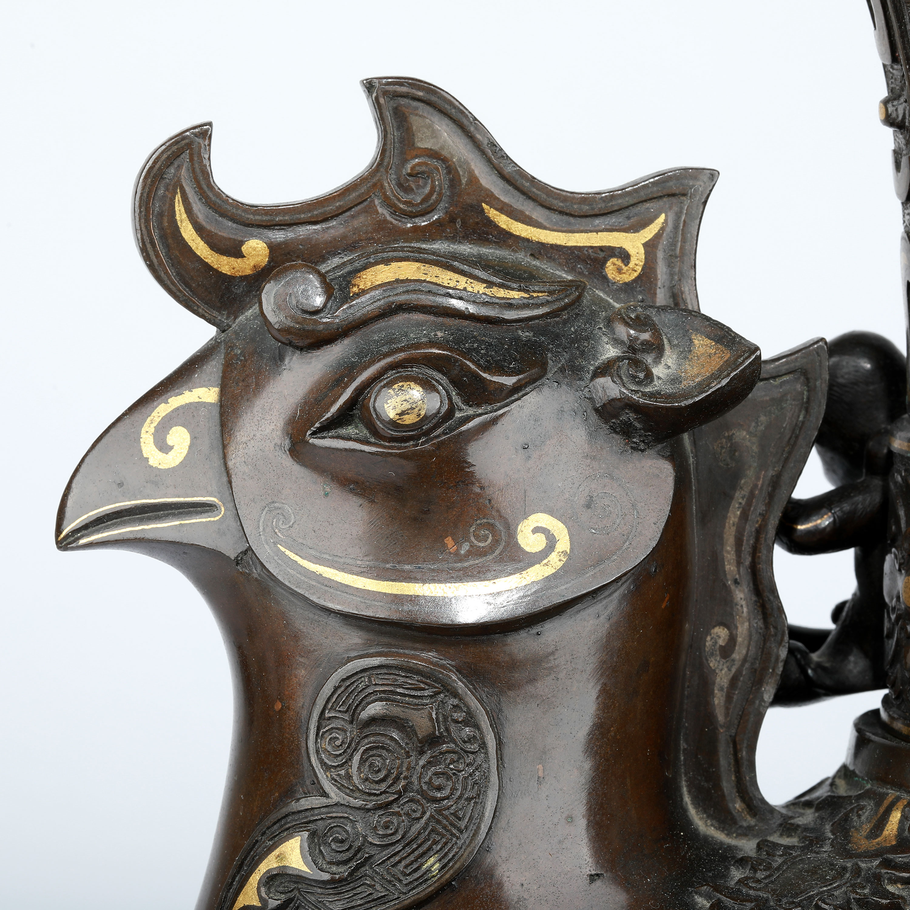 貨幣博物館 | 明 銅錯金銀三大聖天雞車尊