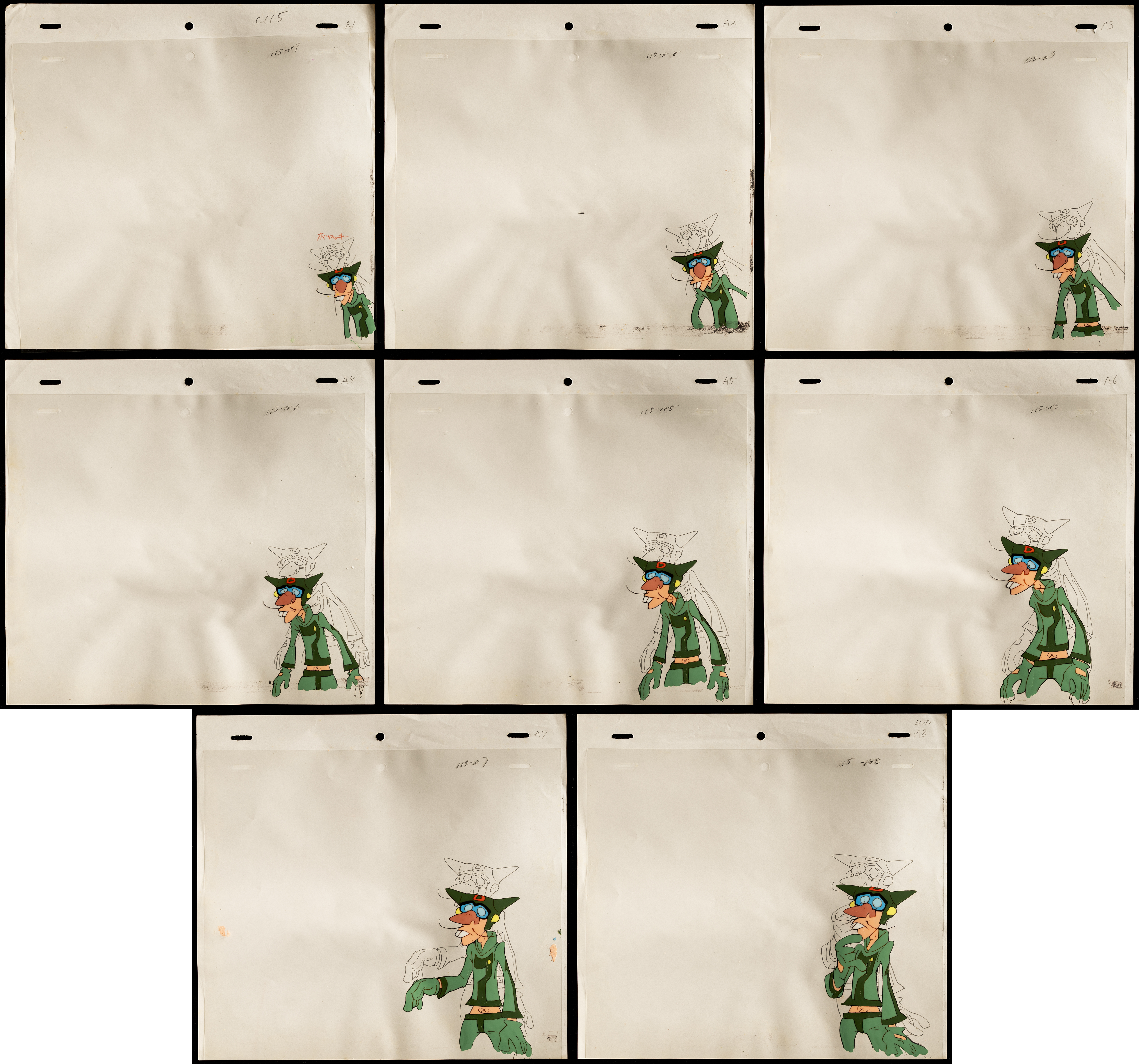 セル画・ヤッターマン たてかべ和也 直筆サイン入りセル画『ヤッターマン』