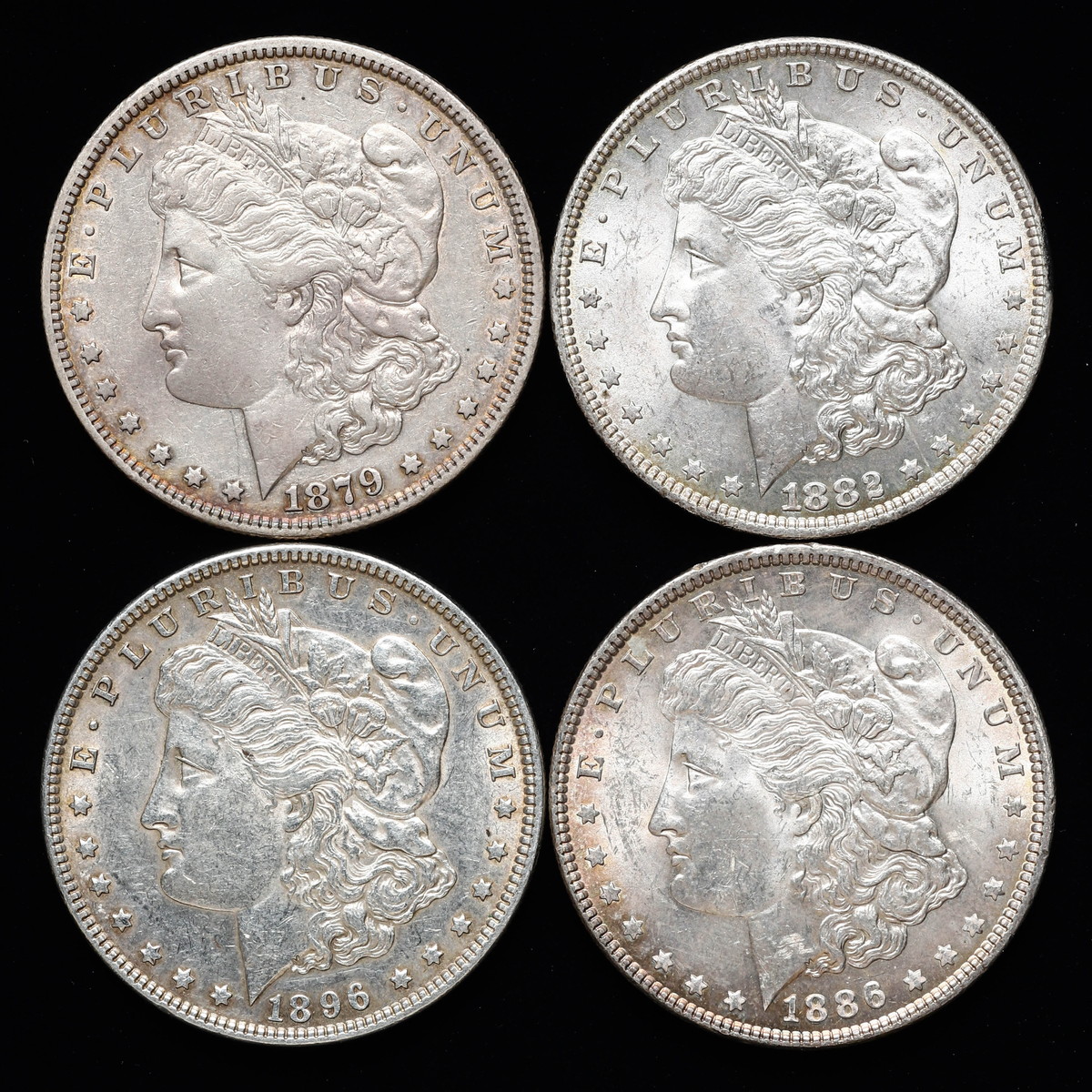 オークション,USA 美品 アメリカ合衆国 Morgan モルガンDollar 4枚