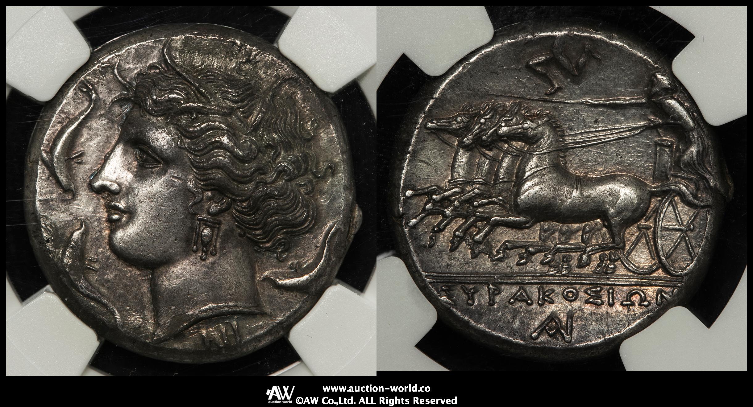 貨幣博物館 | SICILY,Syracuse シチリア,シラクサ AR Tetradrachm 貨幣博物館 | SICILY,Syracuse シチリア,シラクサ AR Tetradrachm