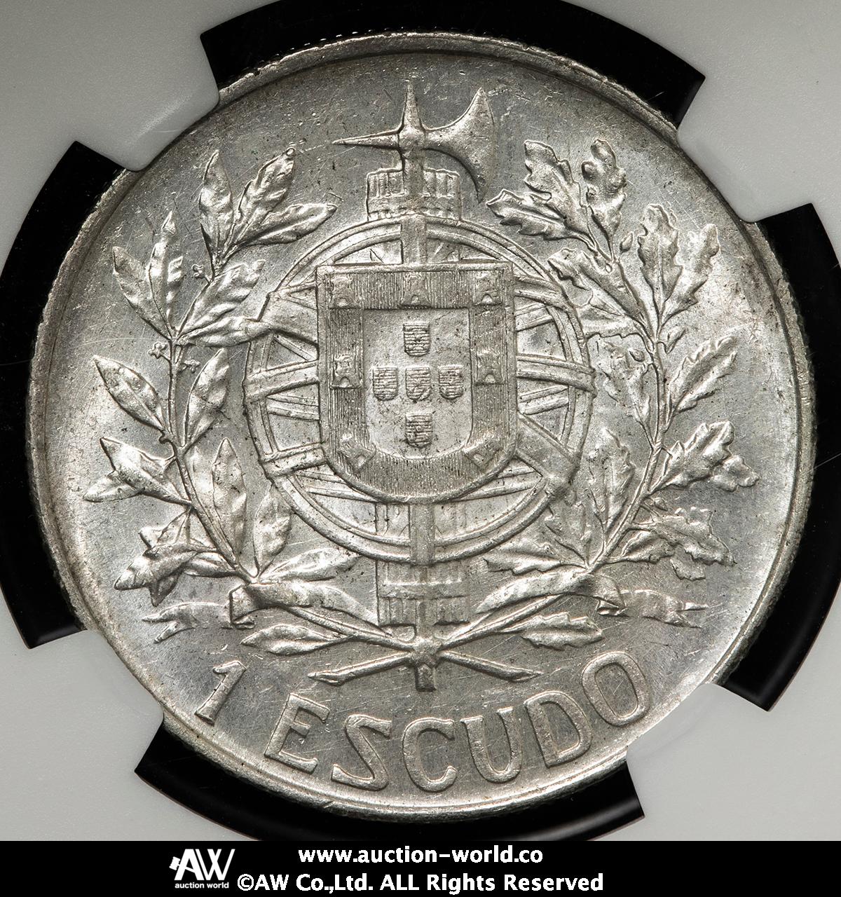 貨幣博物館 | PORTUGAL ポルトガル Escudo 1910 AU