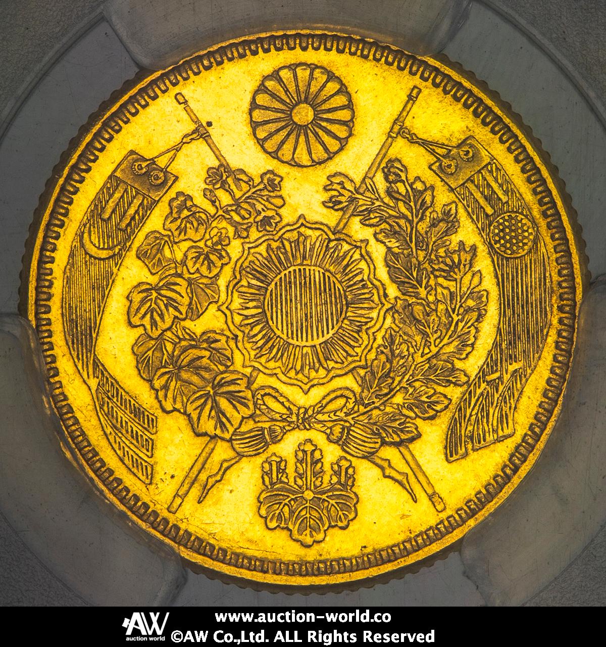 貨幣博物館 | 日本 旧五圓金貨 Old type 5Yen 明治6年（1873