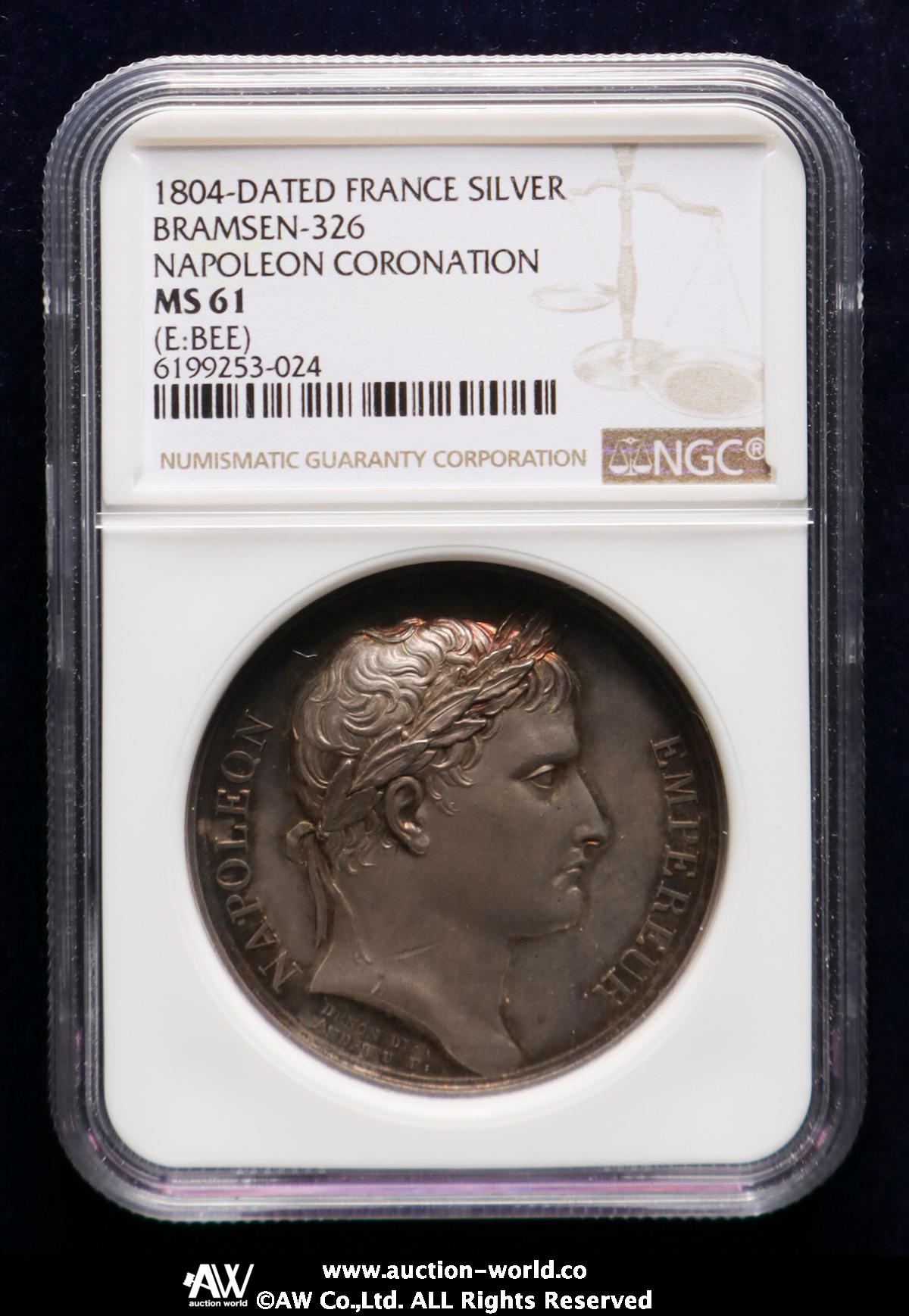 貨幣博物館 | FRANCE Napoleon I ナポレオン1世（1802~15） AR Medal