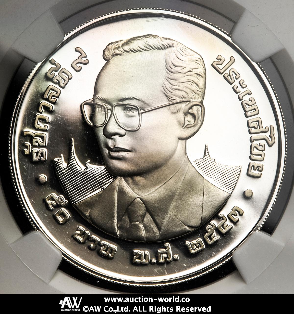 auction,THAILAND タイ 50Bahts BE2543//2000 NGC-PF69 Ultra Cameo