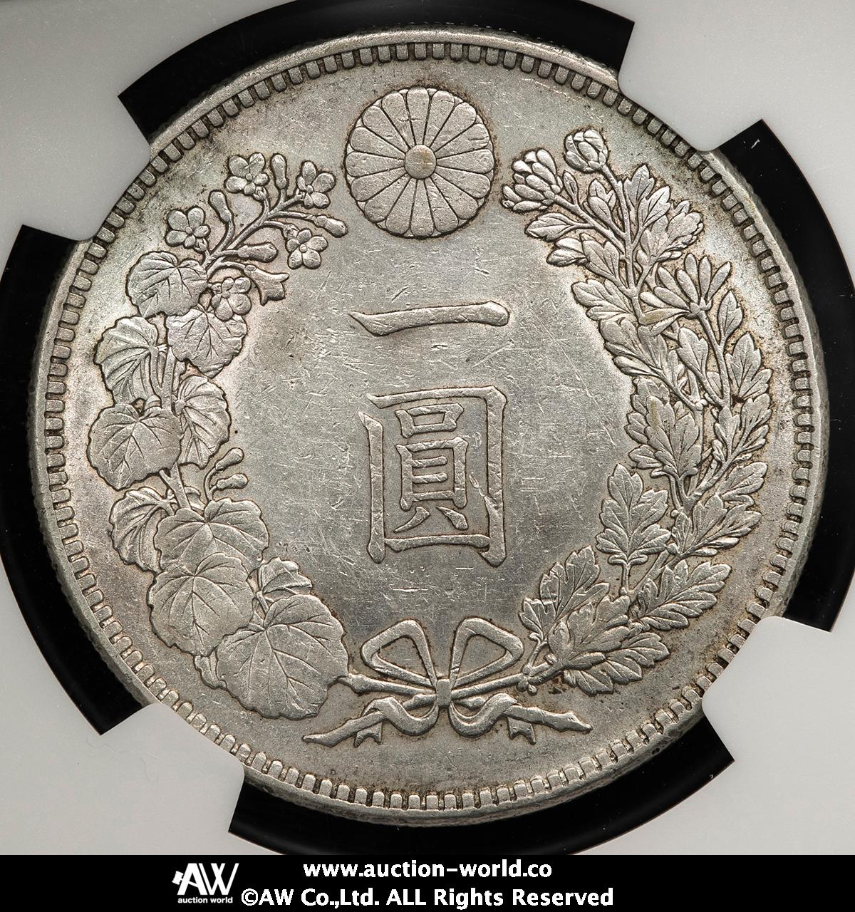 auction,日本新一圓銀貨（小型） New type 1Yen （Small Size