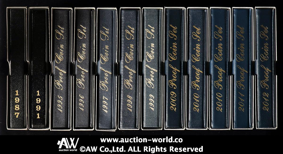 auction,日本 プルーフ貨幣セット 計12セット 12sets オリジナル