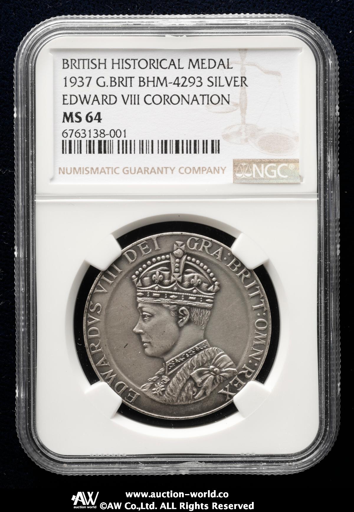 貨幣博物館 | GREAT BRITAIN Edward VIII エドワード8世（1936） AR