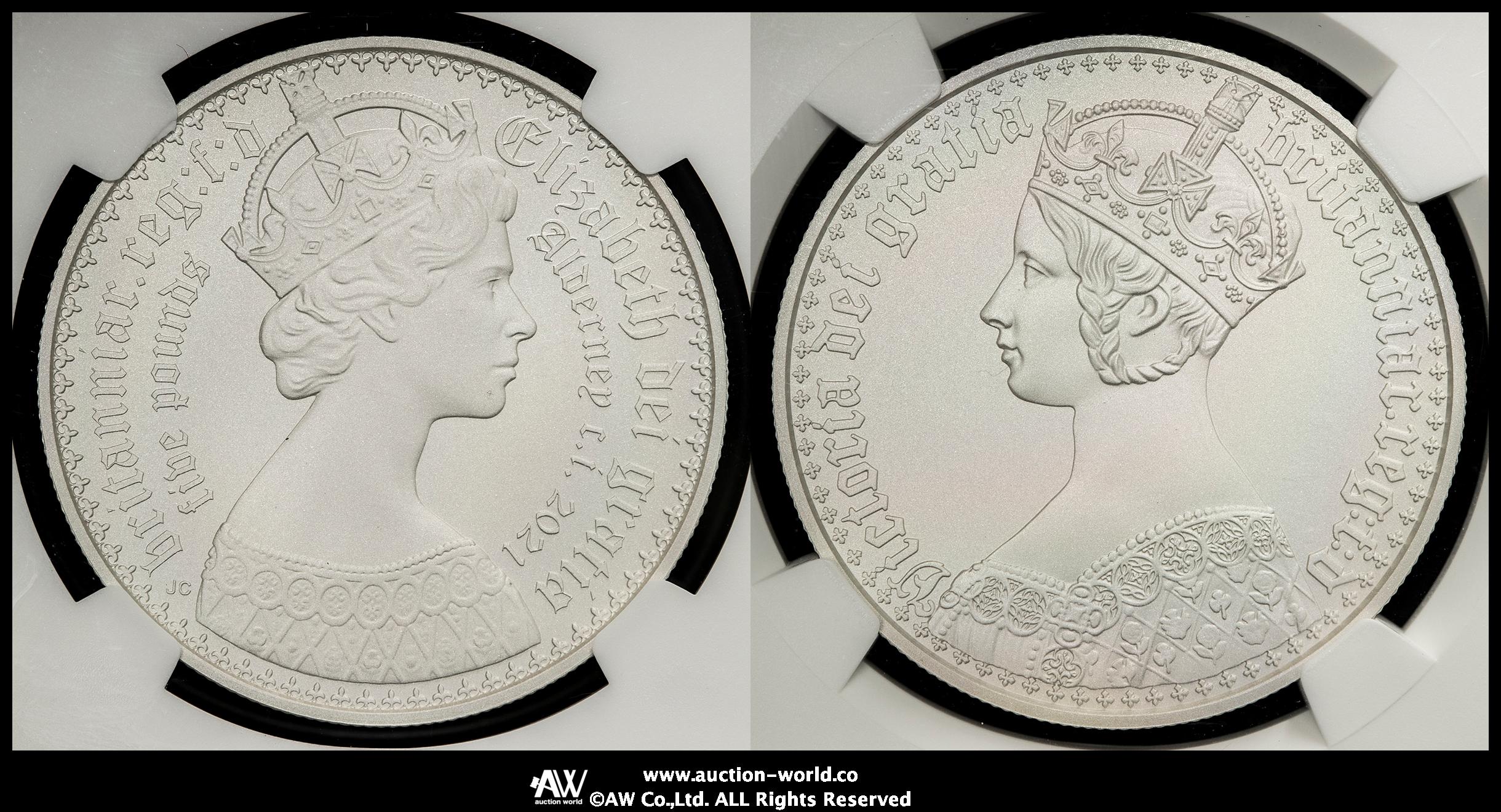 貨幣博物館 | ALDERNEY オルダニー島 5Pounds in Silver 2021