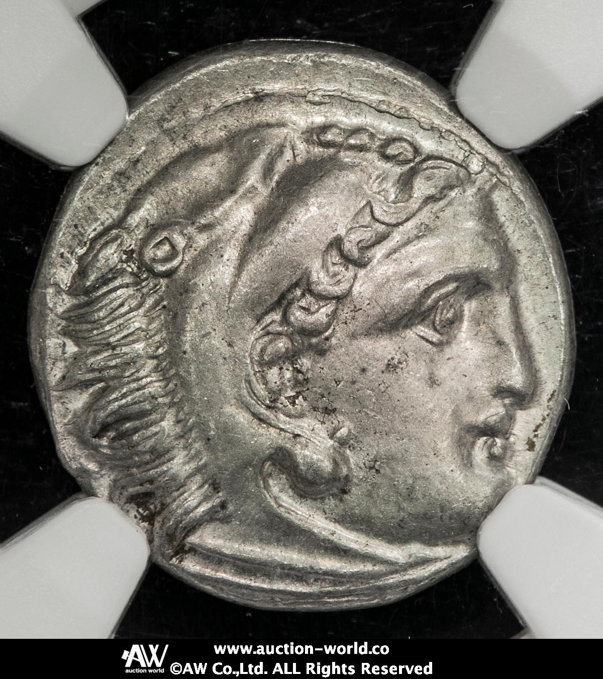 貨幣博物館 | Kingdom of Macedon マケドニア王国 AR Drachm Alexander