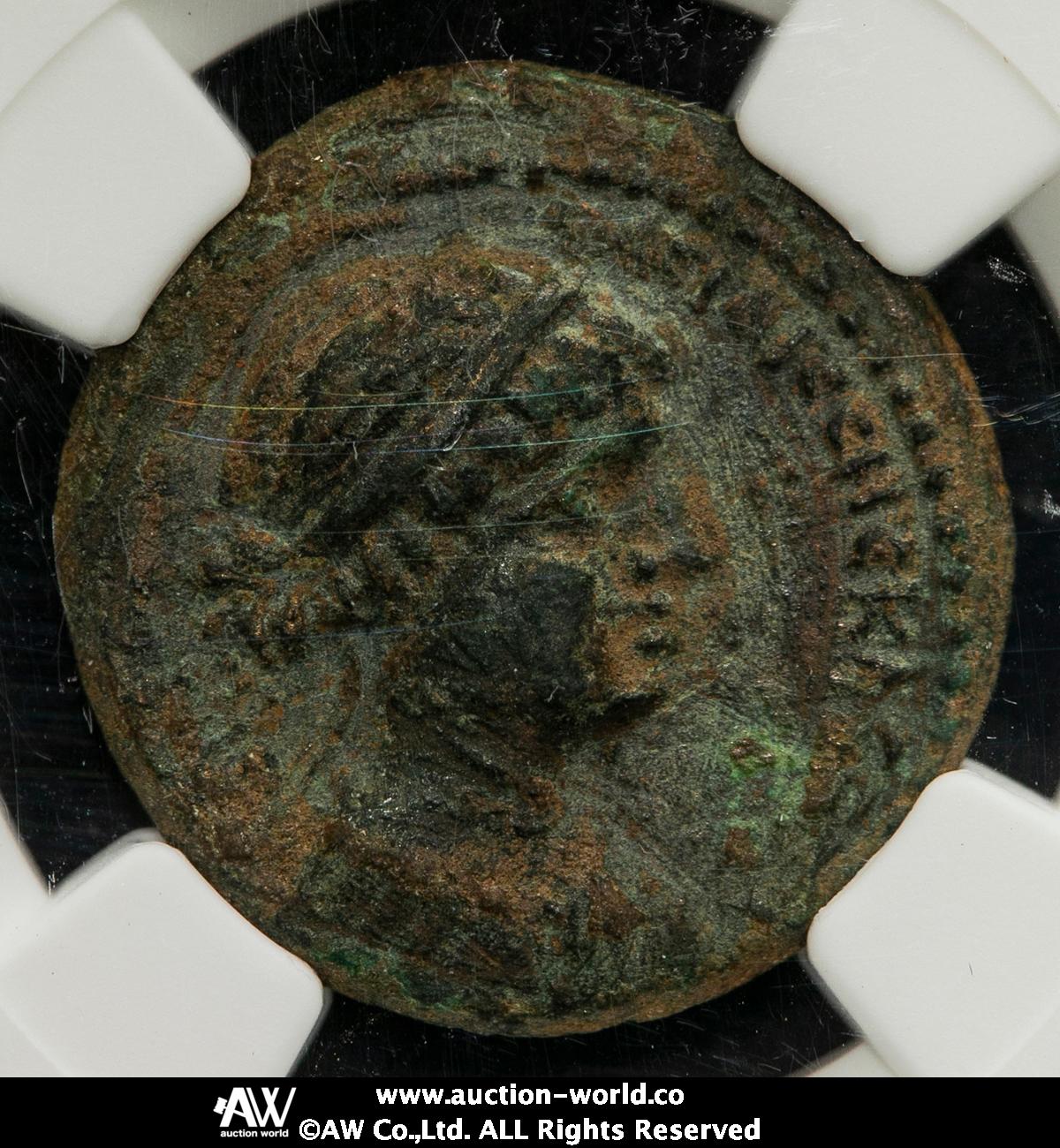 貨幣博物館 | SYRIA Chalcis シリア,チャルキス AE20 Cleopatra