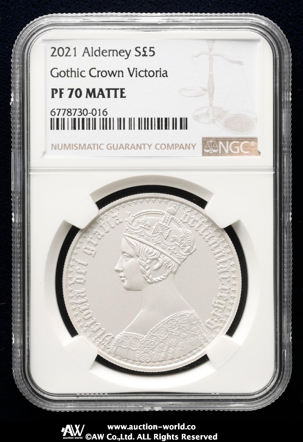 貨幣博物館 | ALDERNEY オルダニー島 5Pounds in Silver 2021