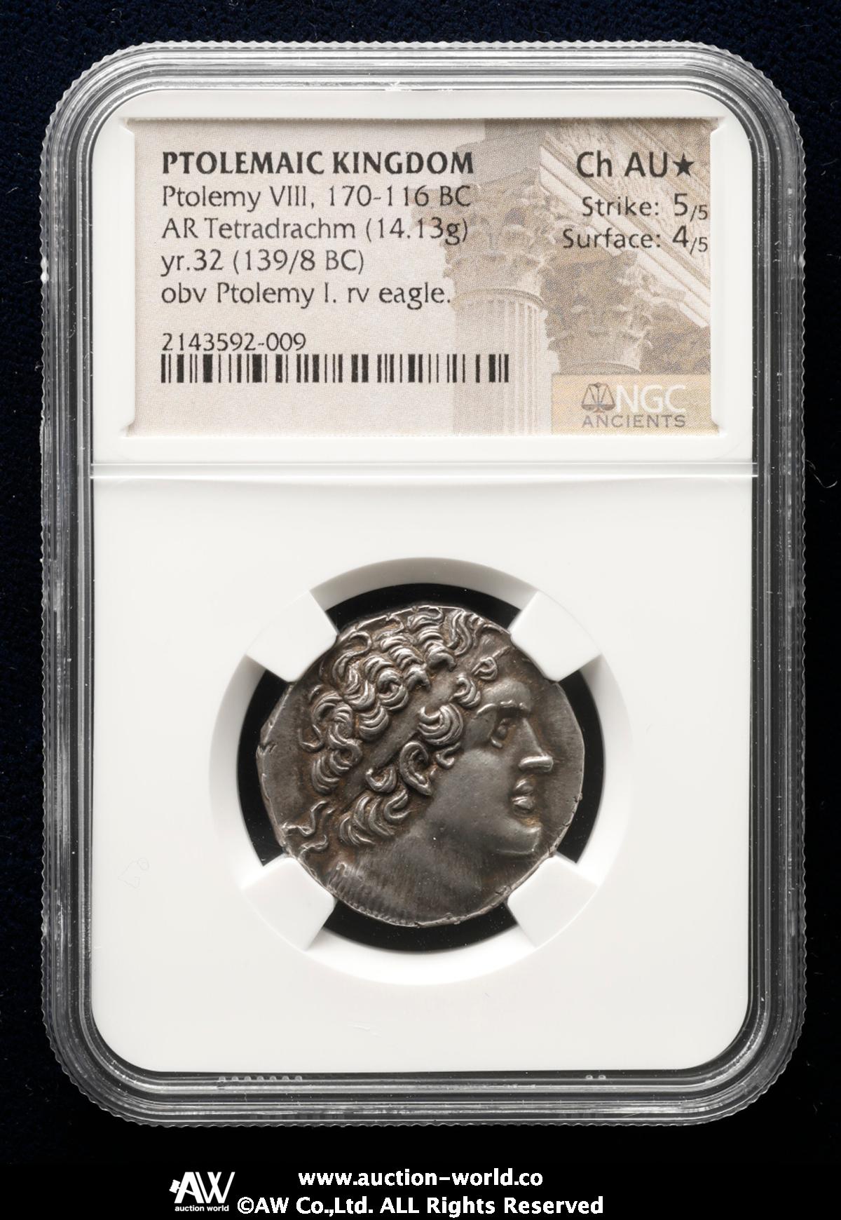 貨幣博物館 | Ptolemaic Kingdom プトレマイオス朝エジプト AR