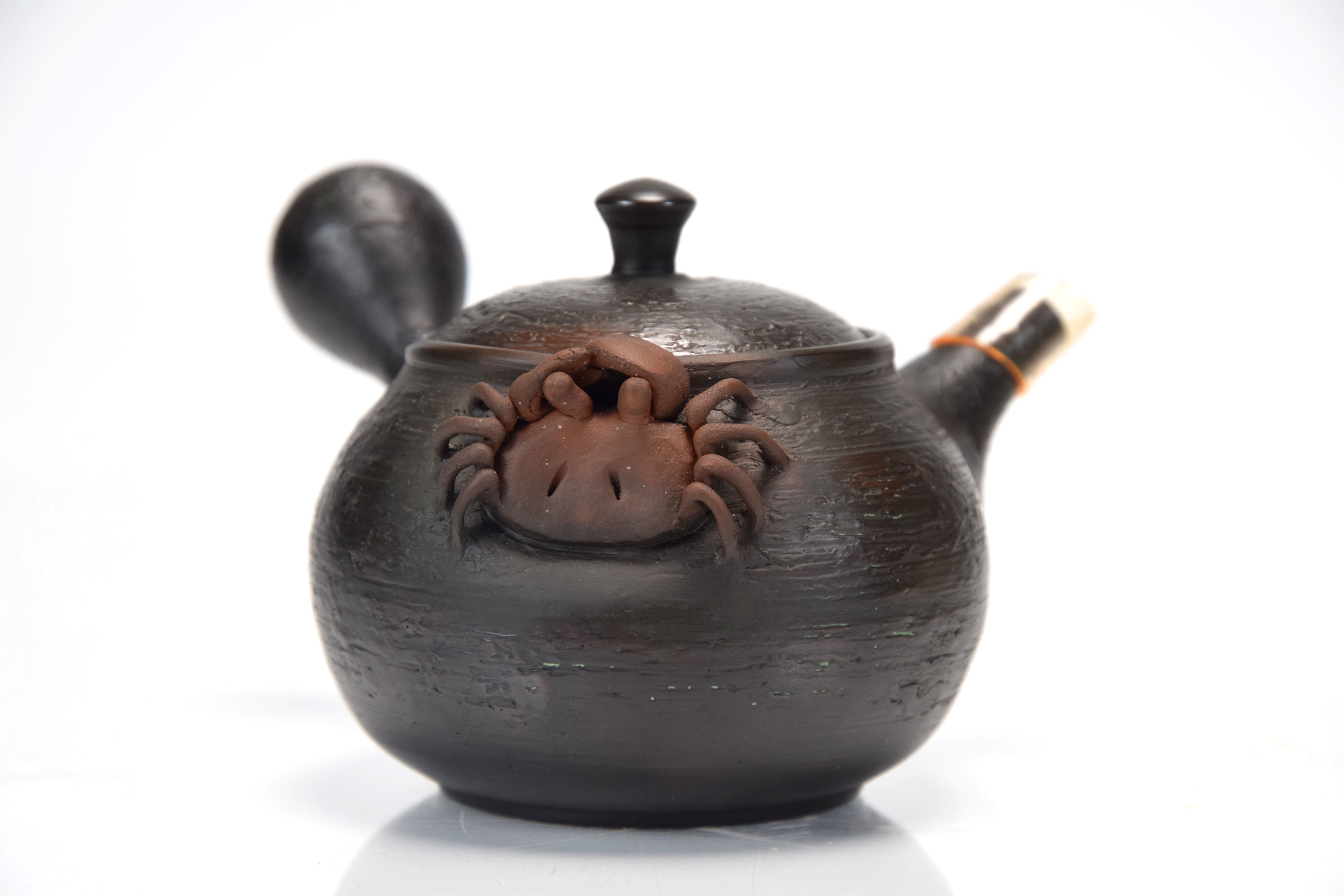 貨幣博物館 | 井上素三造蟹紋常滑焼急須 共箱