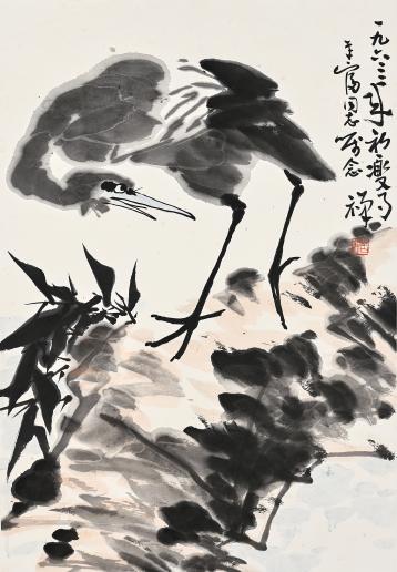 李苦禅著名画家大写意花鸟画