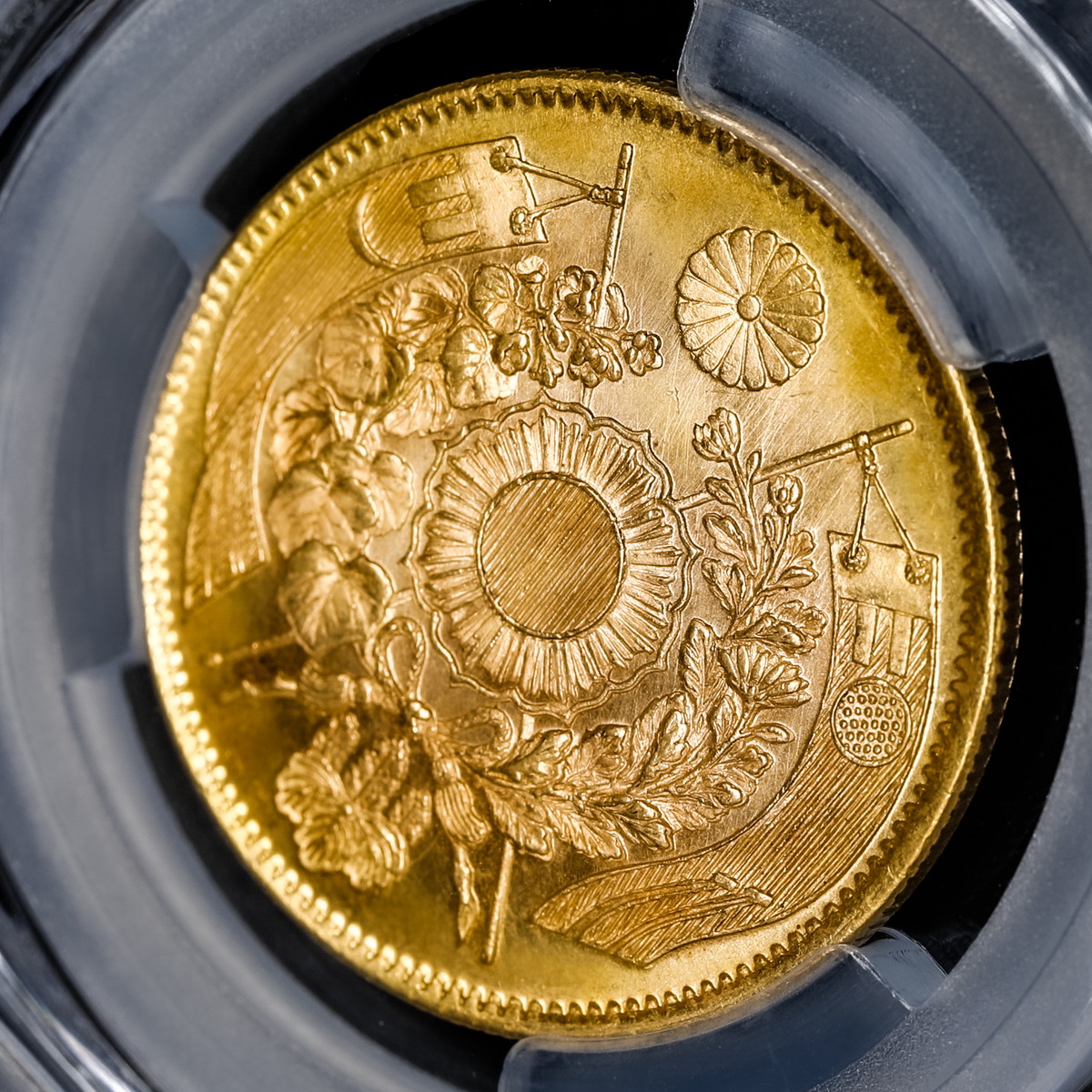 旧10圓金貨、明治4年美品❗60万❗の品、超レア❗超貴重❗ 貨幣博物館 | 日本 PCGS MS66 旧十圓金貨 Old type 10Yen 明治4年