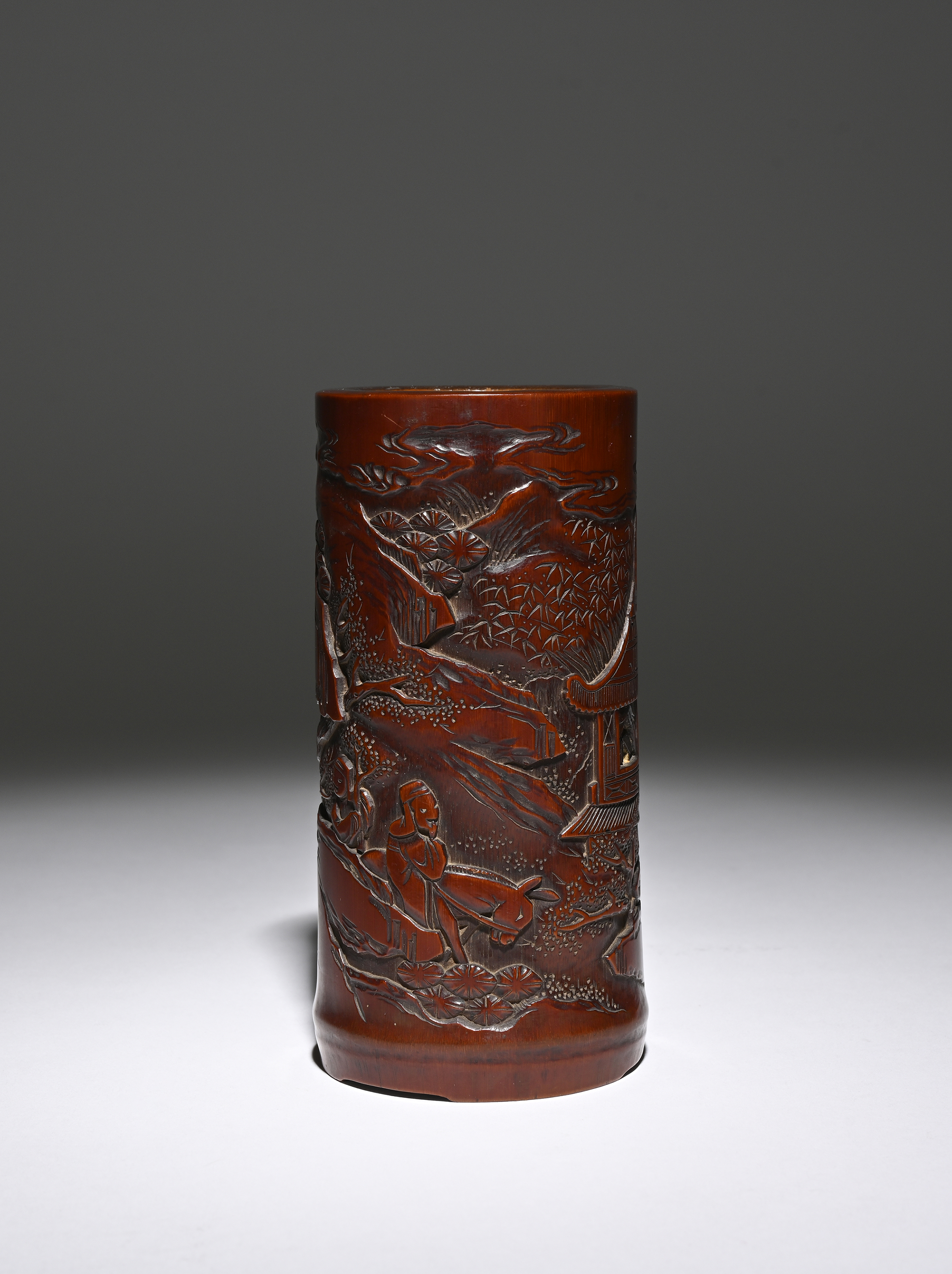 貨幣博物館 | 竹外山人丹林窗下竹筆筒