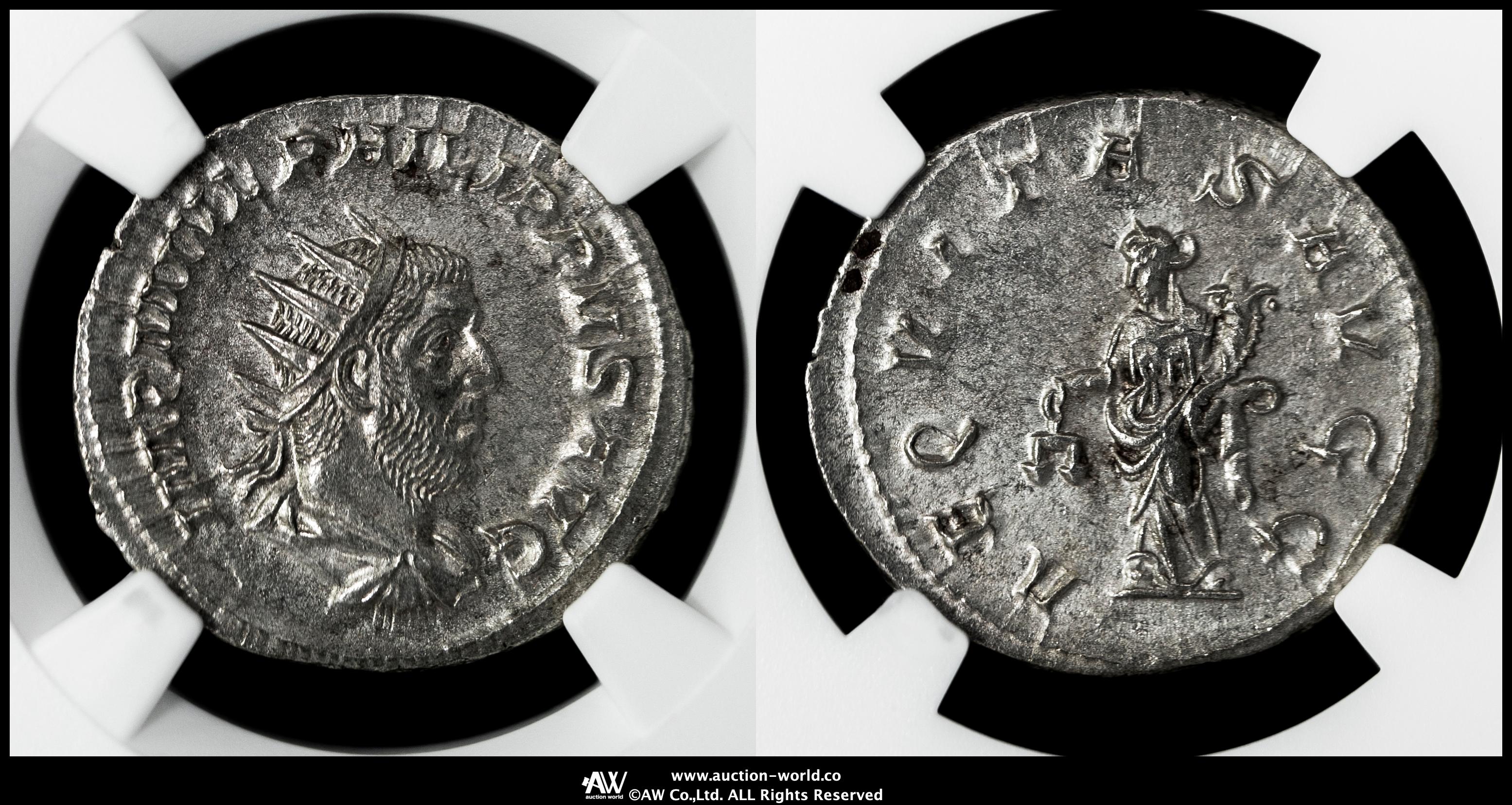 ローマ帝国 AD244-249 フィリップ1世 ダブルデナリウス 銀貨 NGC Ch XF