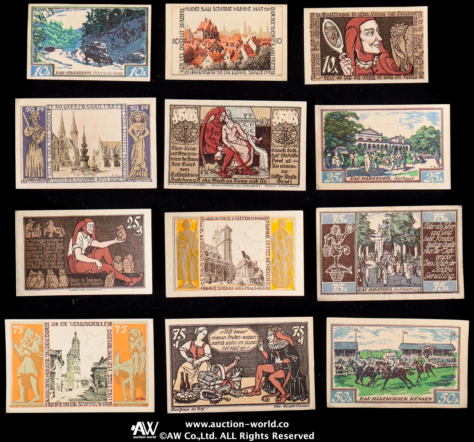 貨幣博物館 | Notgeld ノートゲルト 紙幣約200枚 返品不可 Sold as is